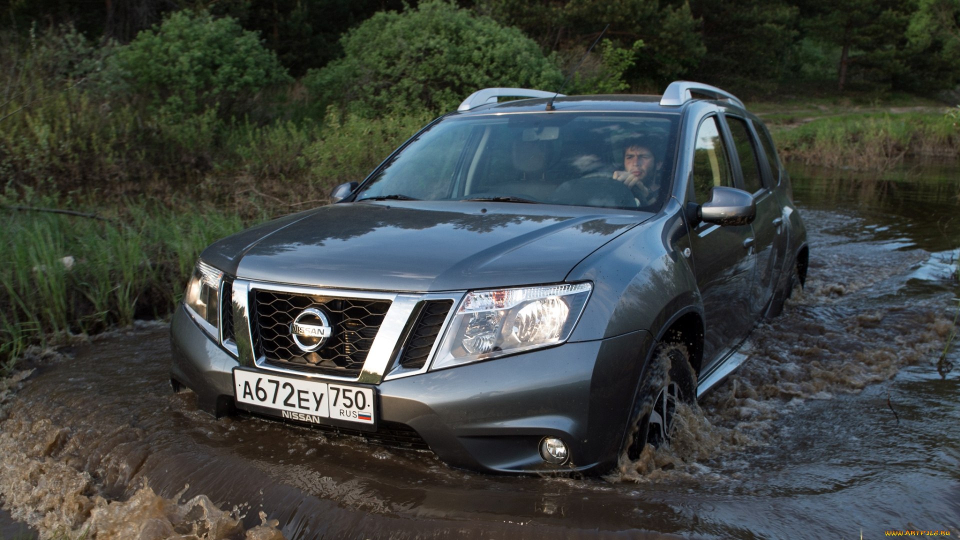 автомобили, nissan, datsun, terrano, ru-spec, 2014г, темный