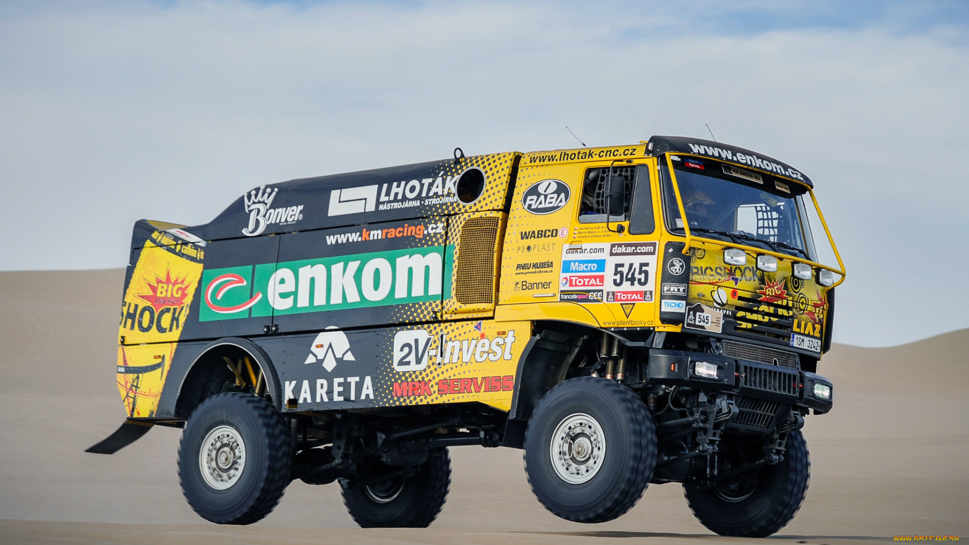 спорт, авторалли, скорость, гонка, vk, 111-154, liaz, пустыня, песок