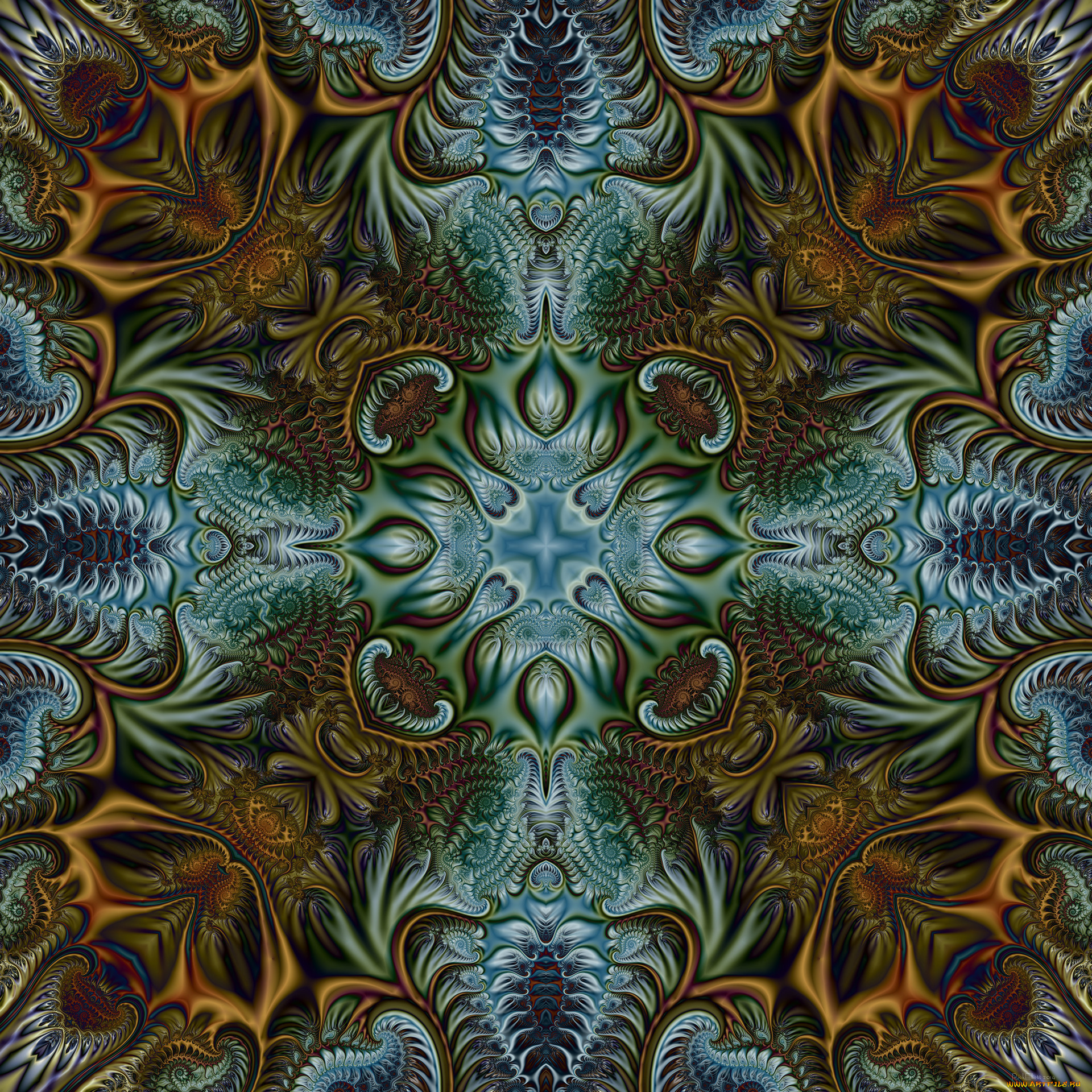 3д, графика, fractal, , фракталы, цвета, фон, узор