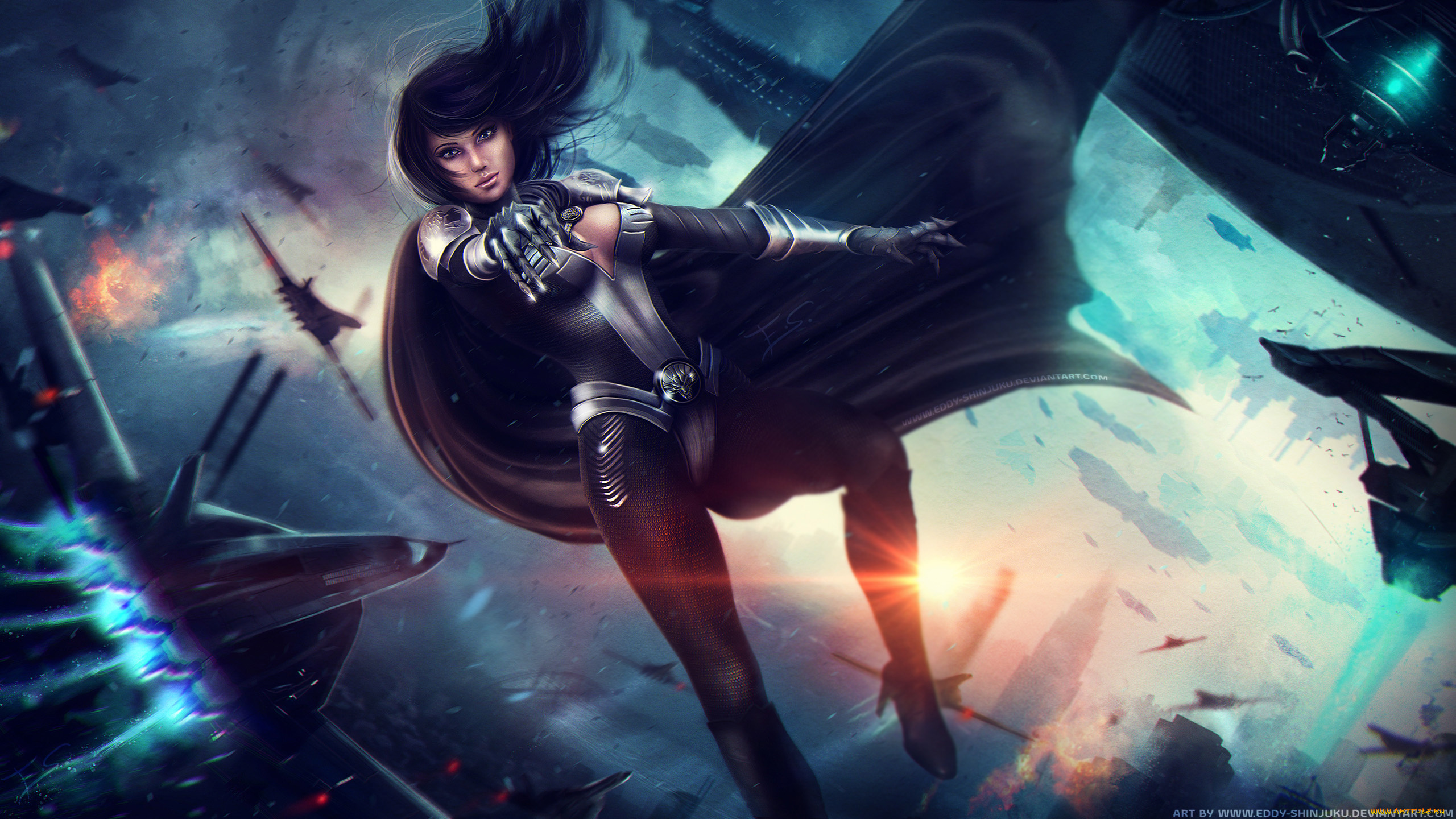 фэнтези, девушки, девушка, плащ