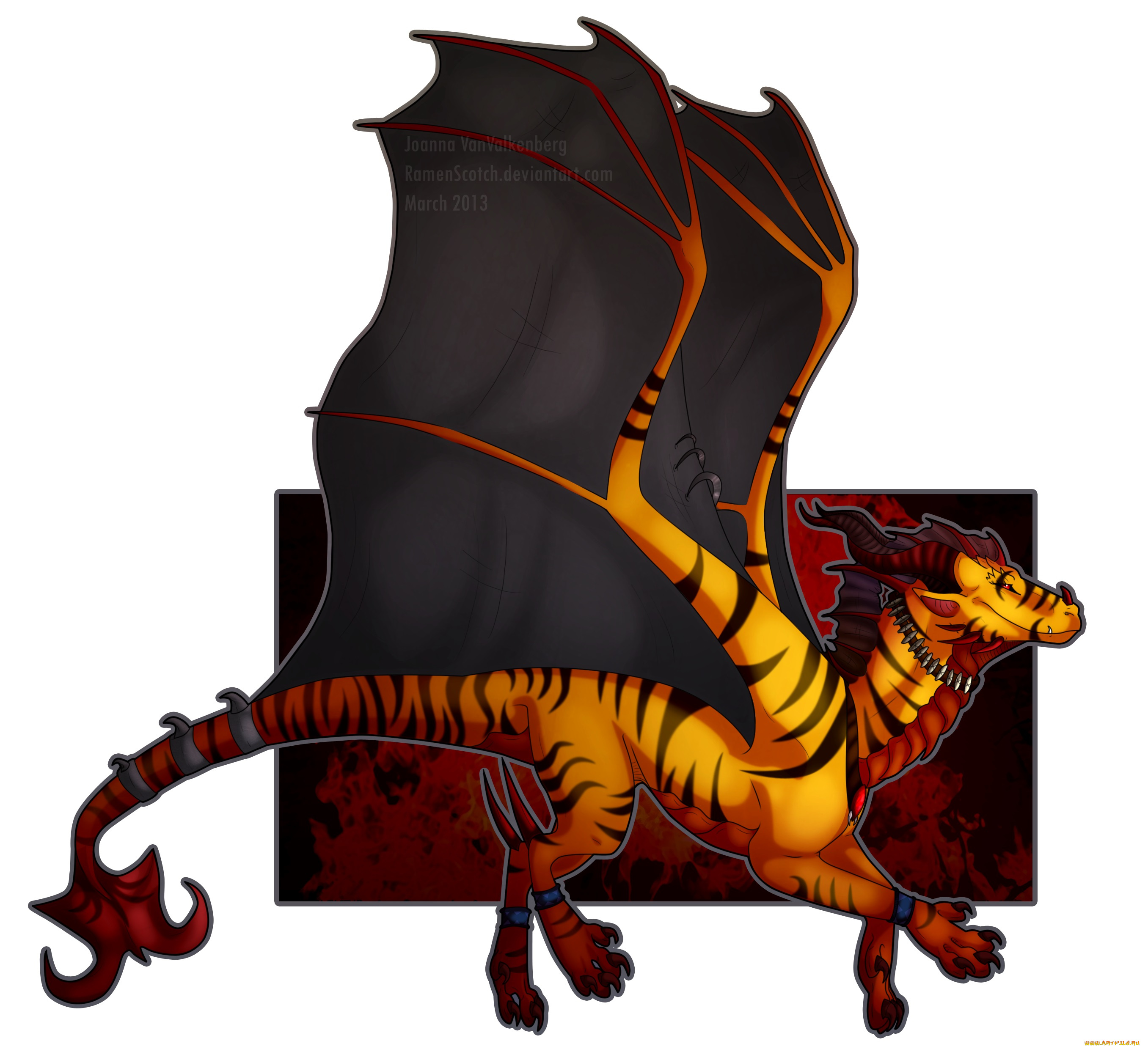 рисованные, животные, , сказочные, , мифические, дракон, крылья