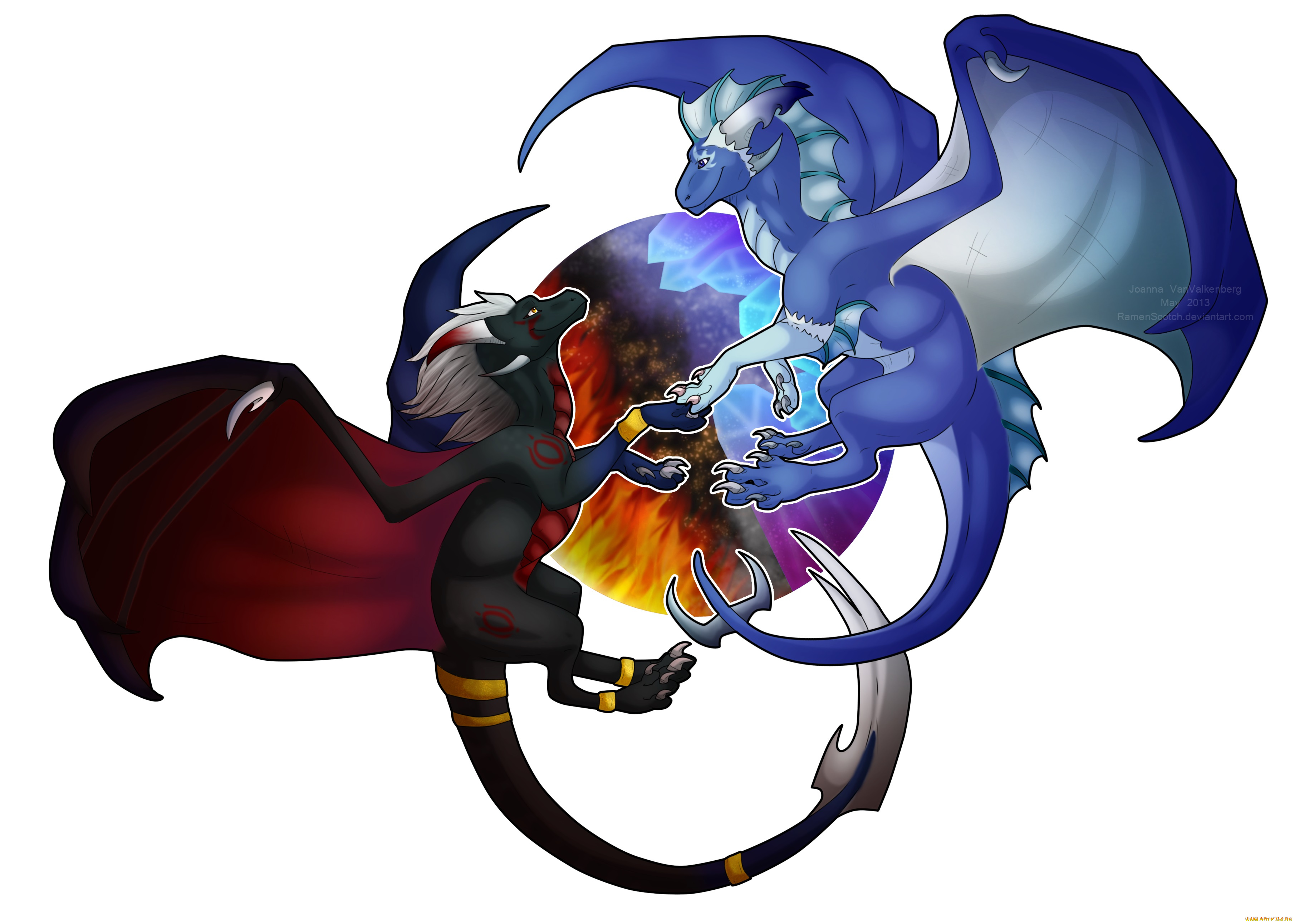 рисованные, животные, , сказочные, , мифические, драконы