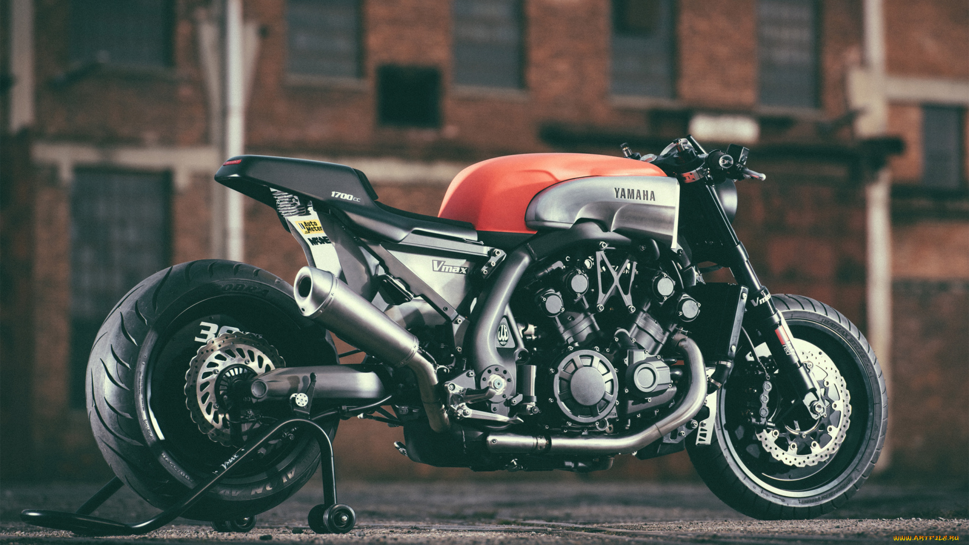 мотоциклы, yamaha, custom