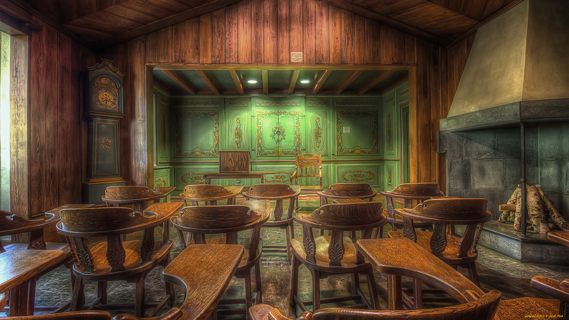 norwegian, room, интерьер, убранство, , роспись, храма, комната, кампус, собор