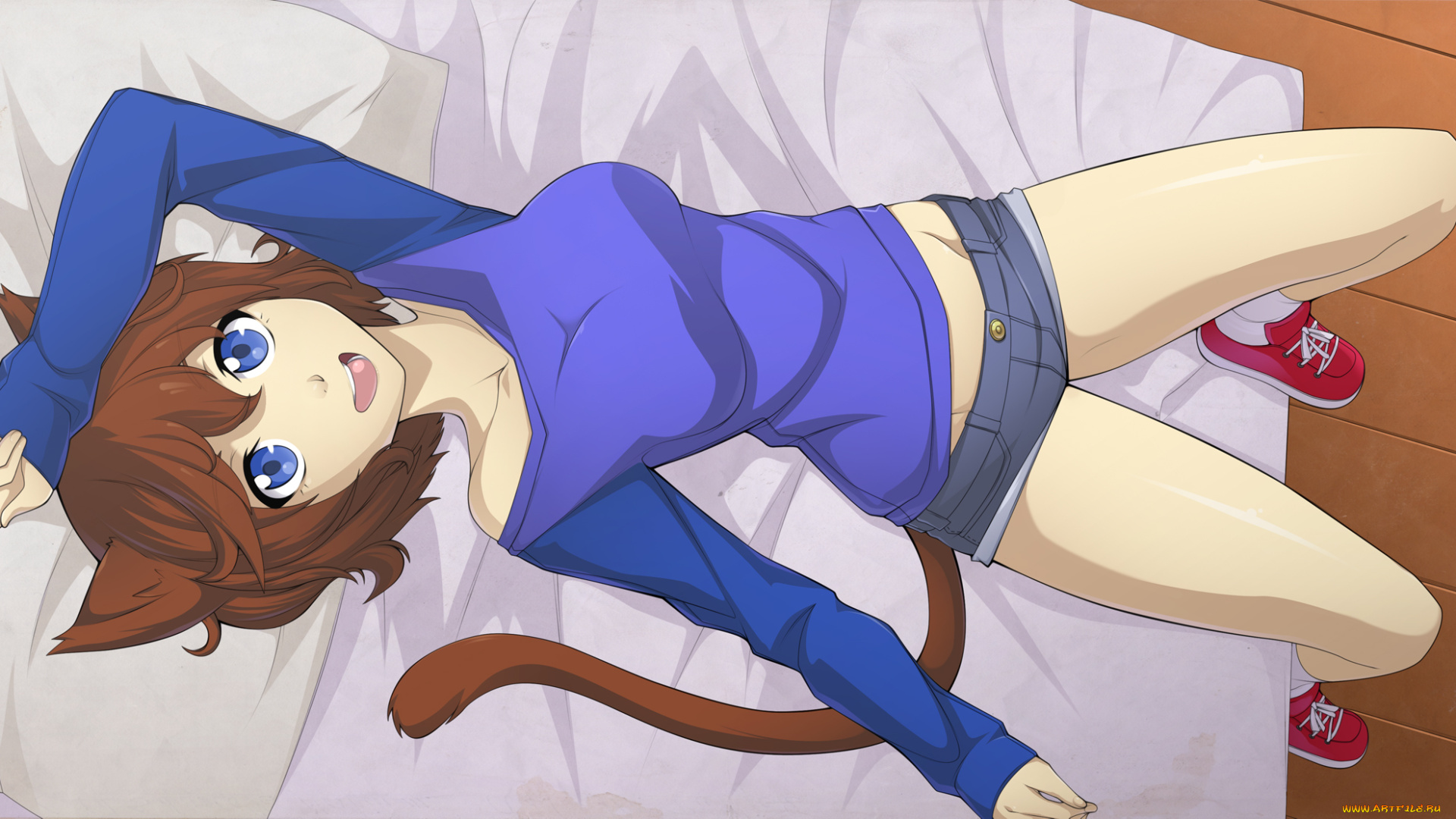 разное, арты, взгляд, девушка, фон