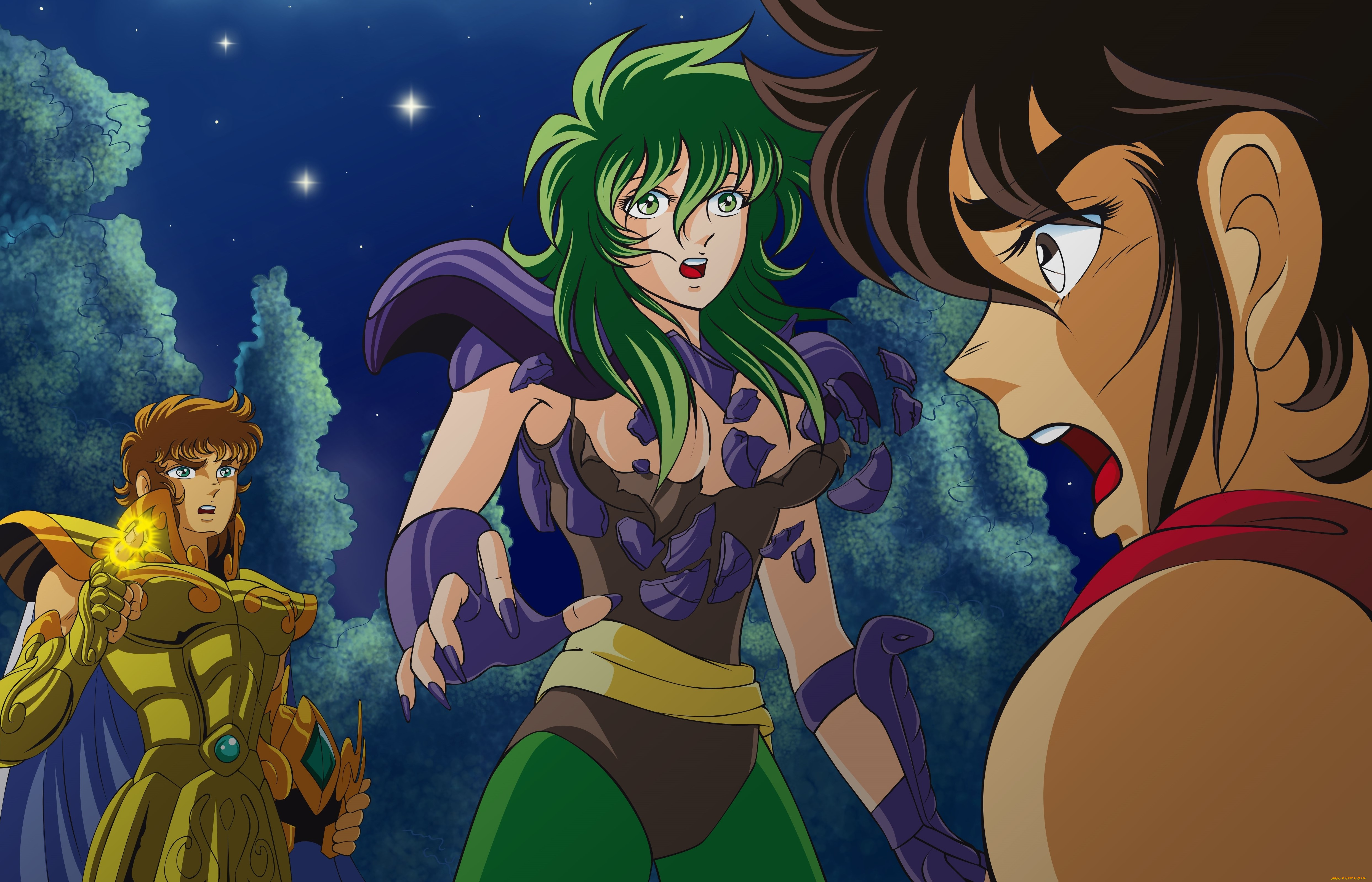 разное, арты, девушка, взгляд, фон, парни