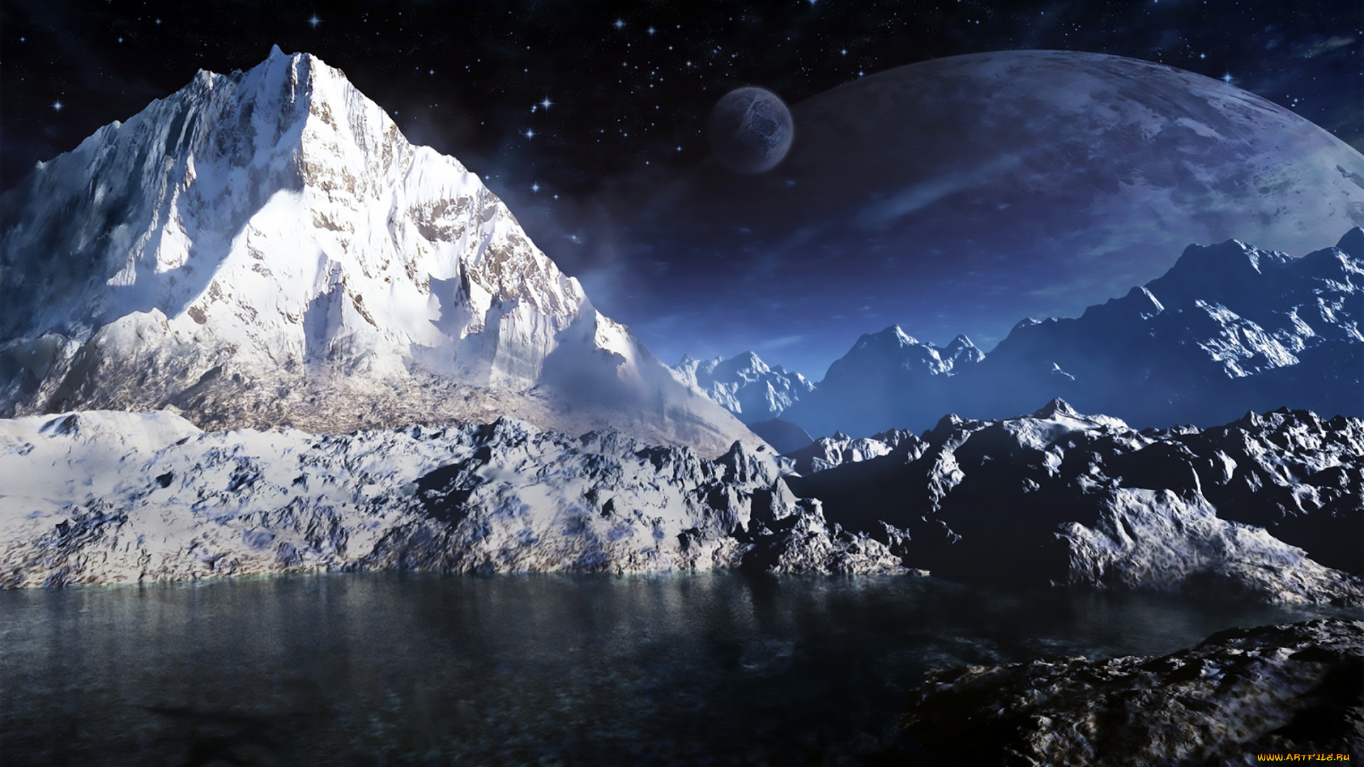 3д, графика, атмосфера, настроение, , atmosphere, , , mood, , вселенная, планеты, поверхность