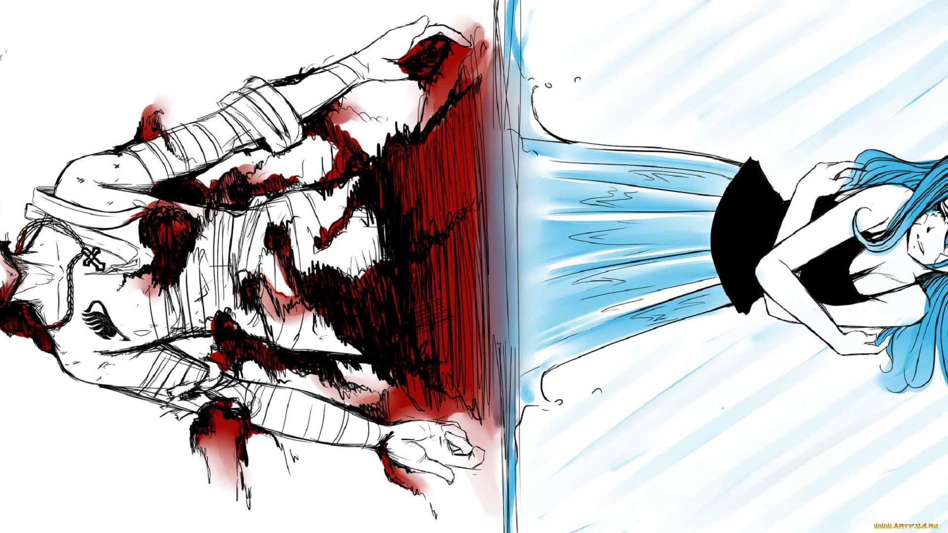 аниме, fairy, tail, джувия, грей