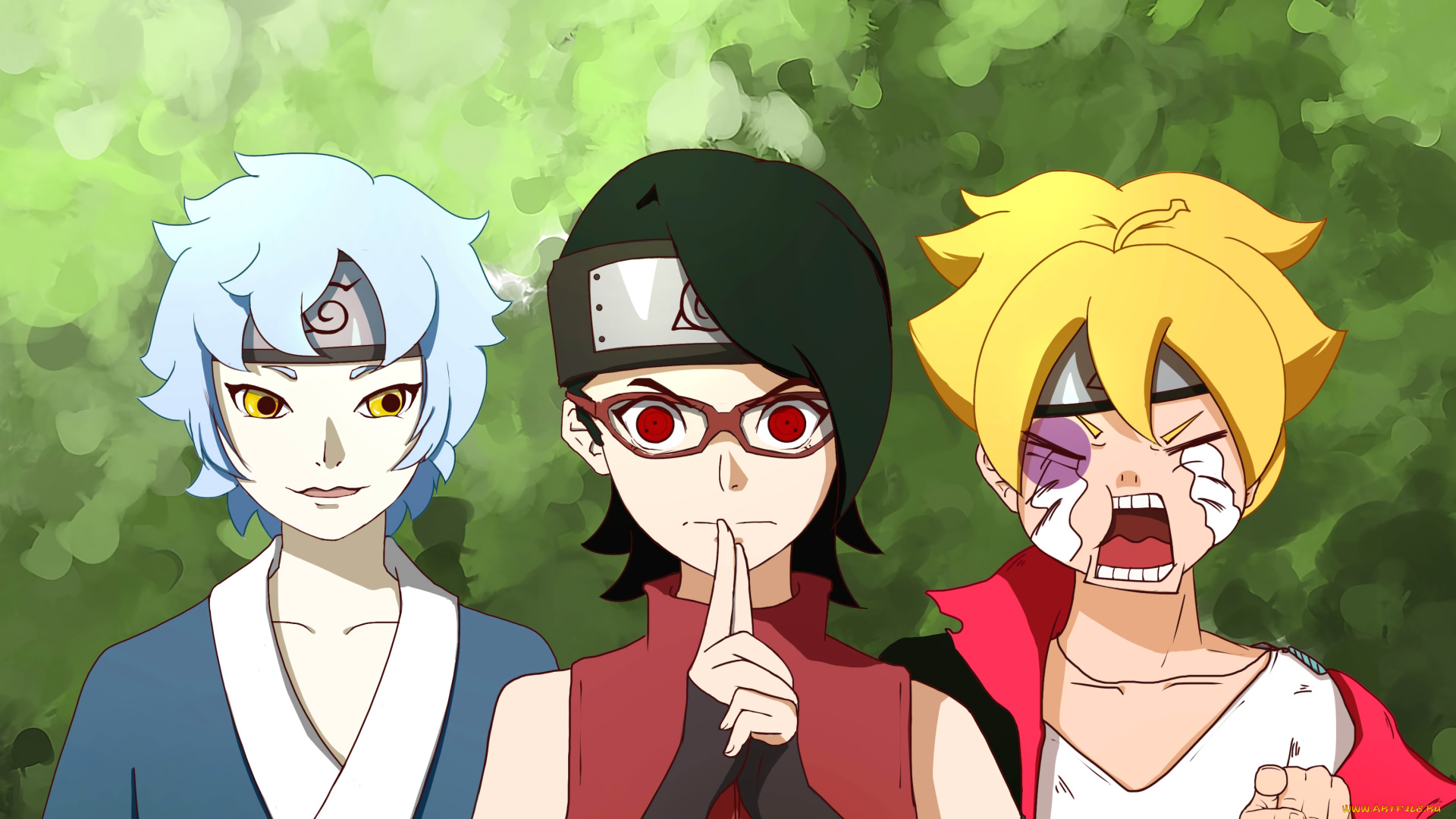 аниме, naruto, персонажи