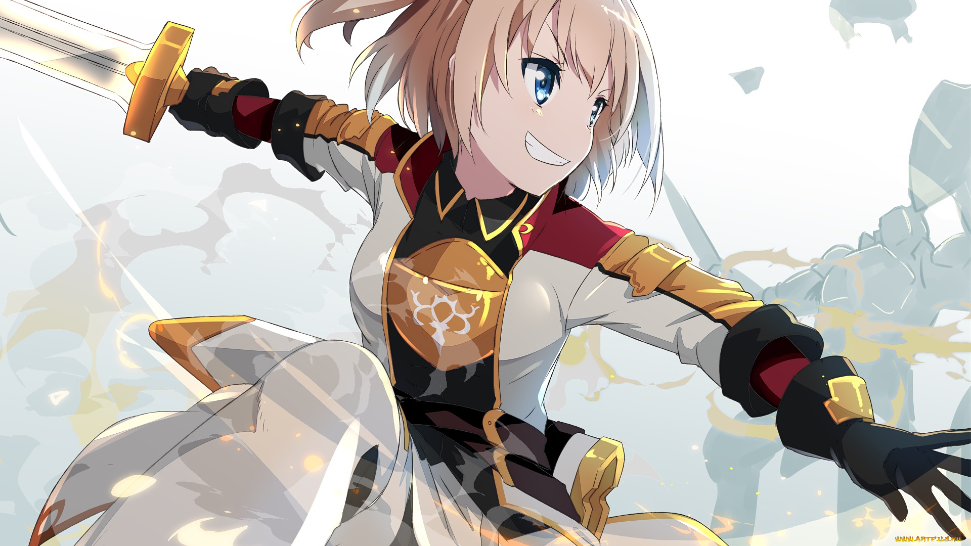 аниме, rokudenashi, majutsu, koushi, to, akashic, records, фон, взгляд, девушка