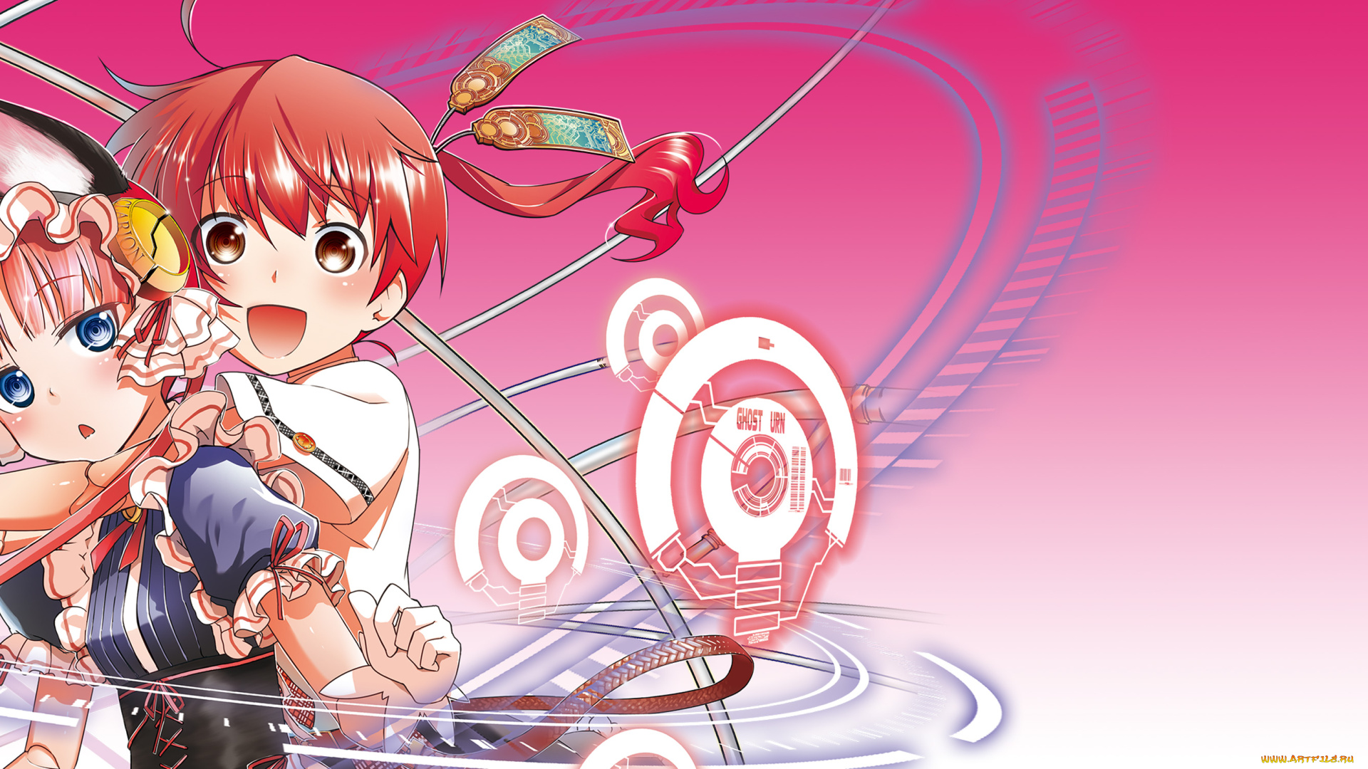 аниме, животные, , существа, фон, взгляд, девушка