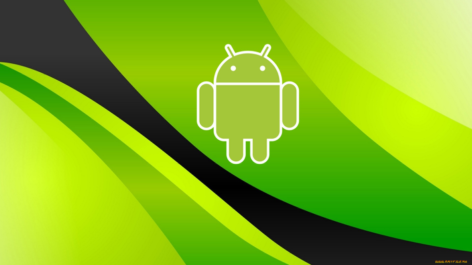 компьютеры, android, фон, логотип