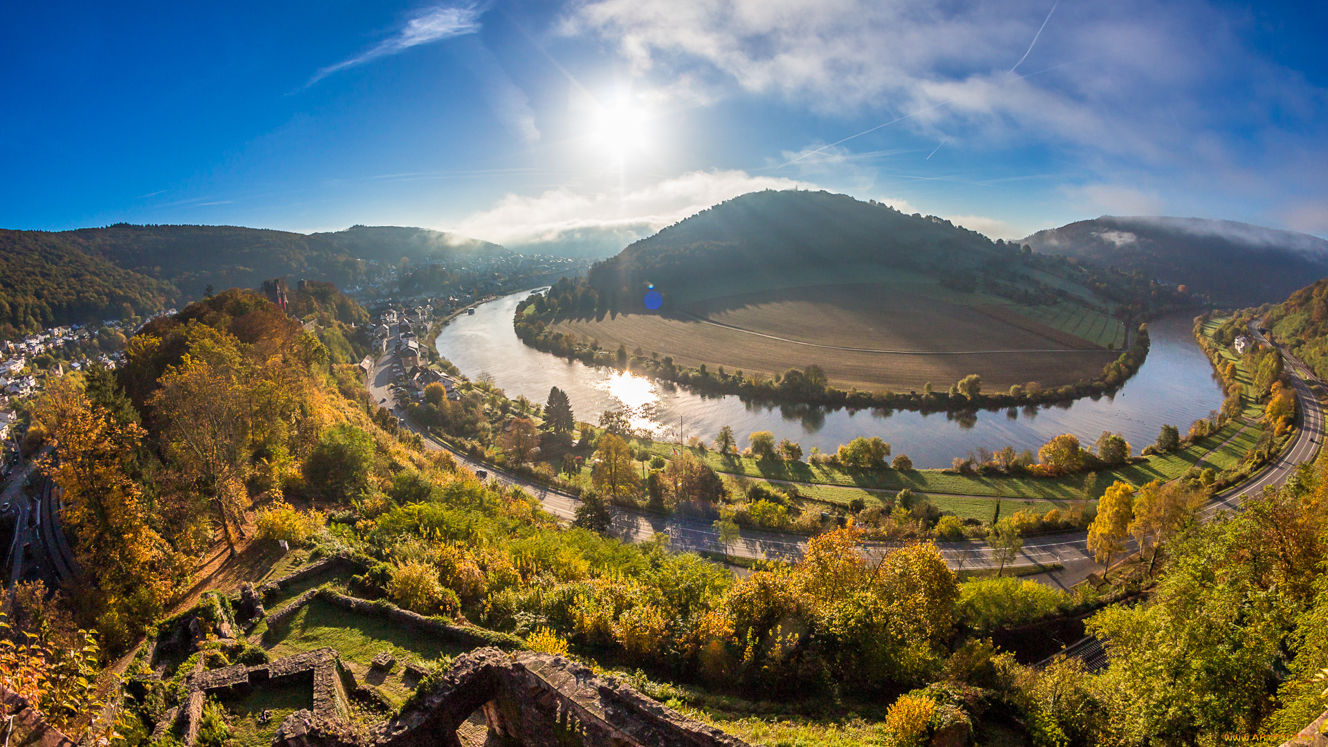 природа, реки, озера, лес, река