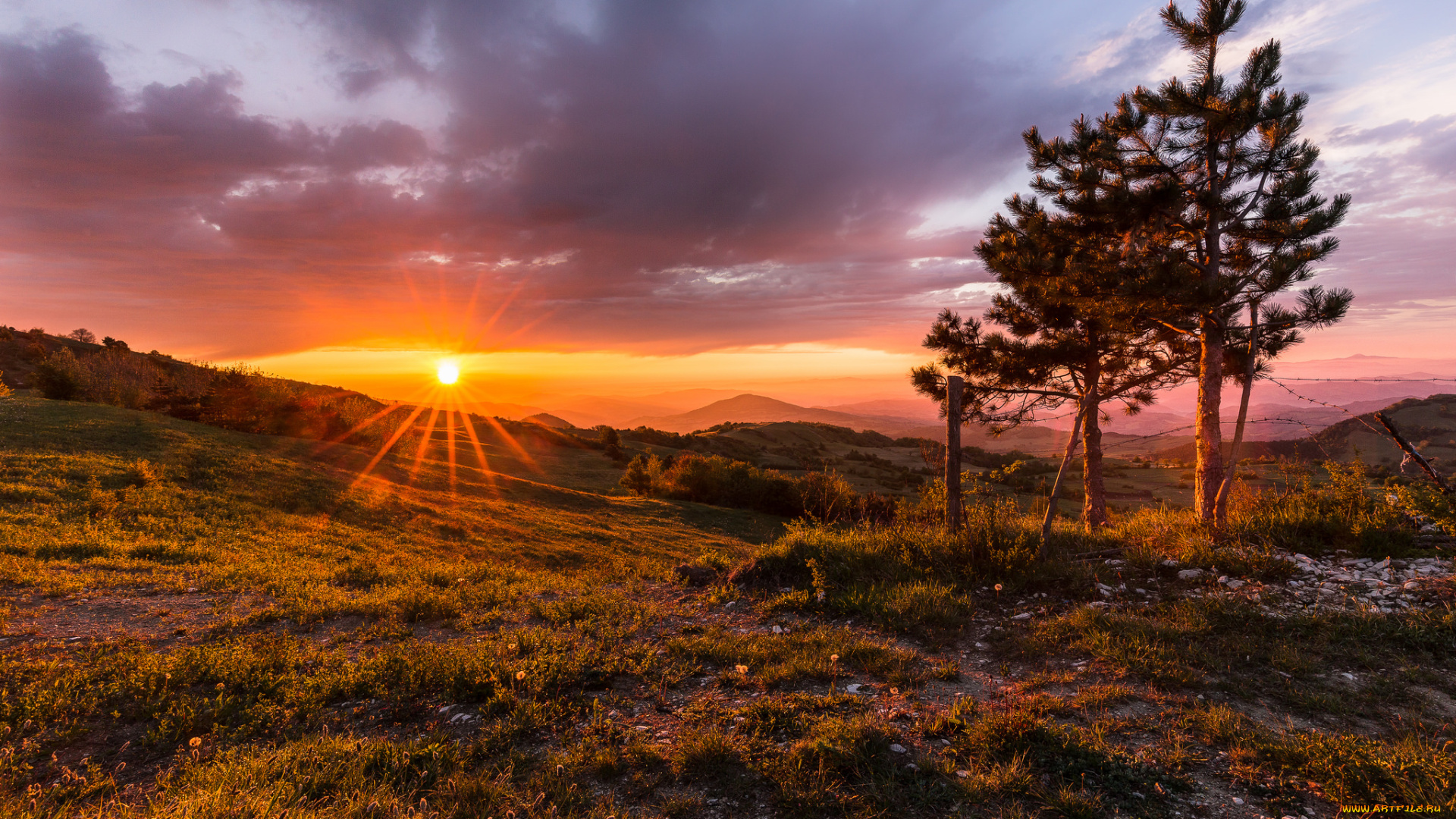 природа, восходы, закаты, рассвет