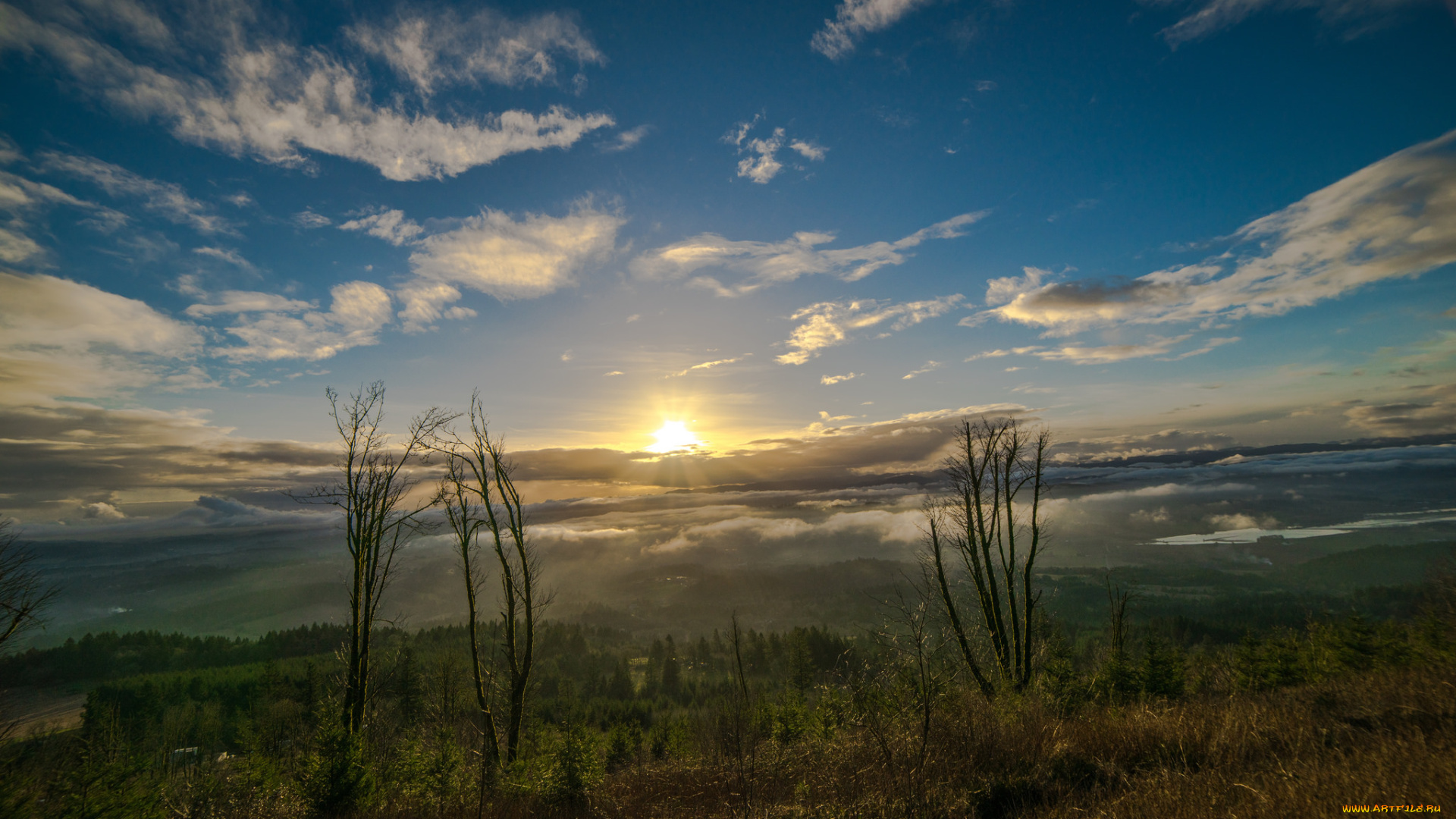 природа, восходы, закаты, рассвет