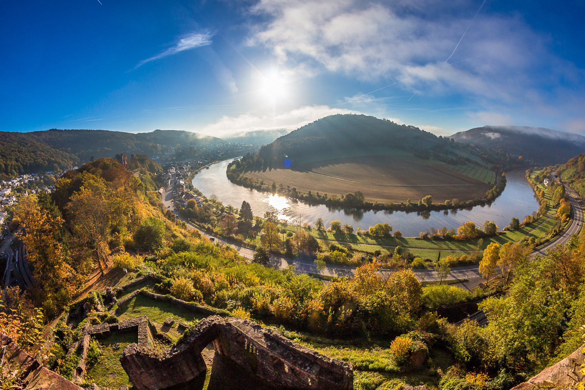 природа, реки, озера, лес, река