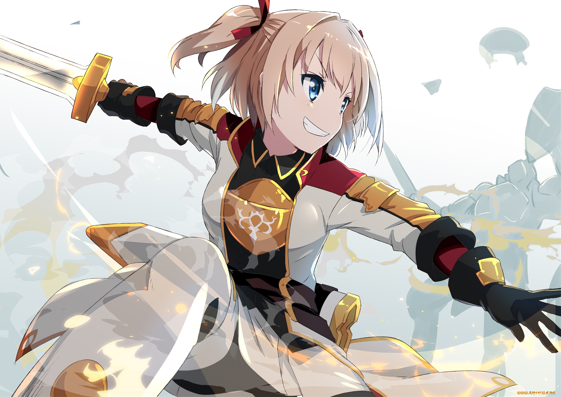 аниме, rokudenashi, majutsu, koushi, to, akashic, records, фон, взгляд, девушка