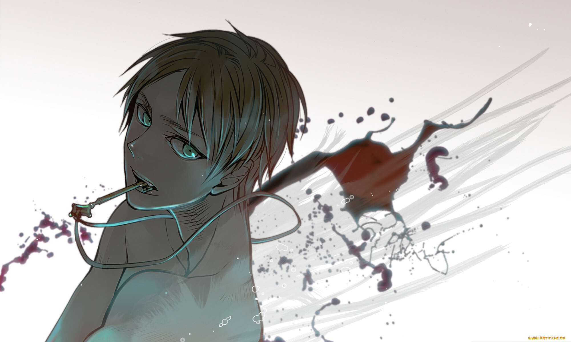 аниме, shingeki, no, kyojin, атака, титанов