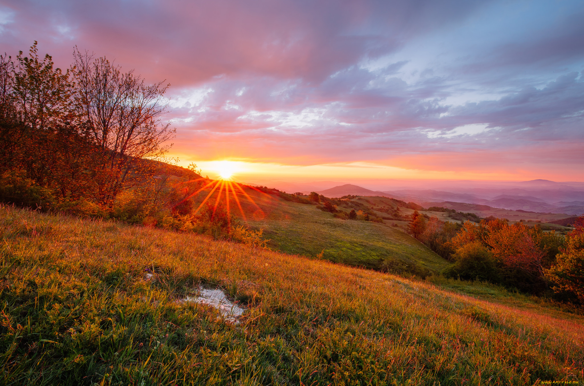 природа, восходы, закаты, рассвет