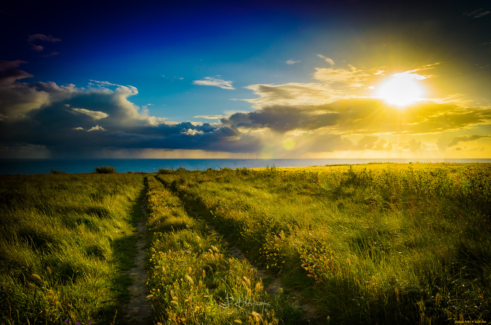 природа, дороги, тракт