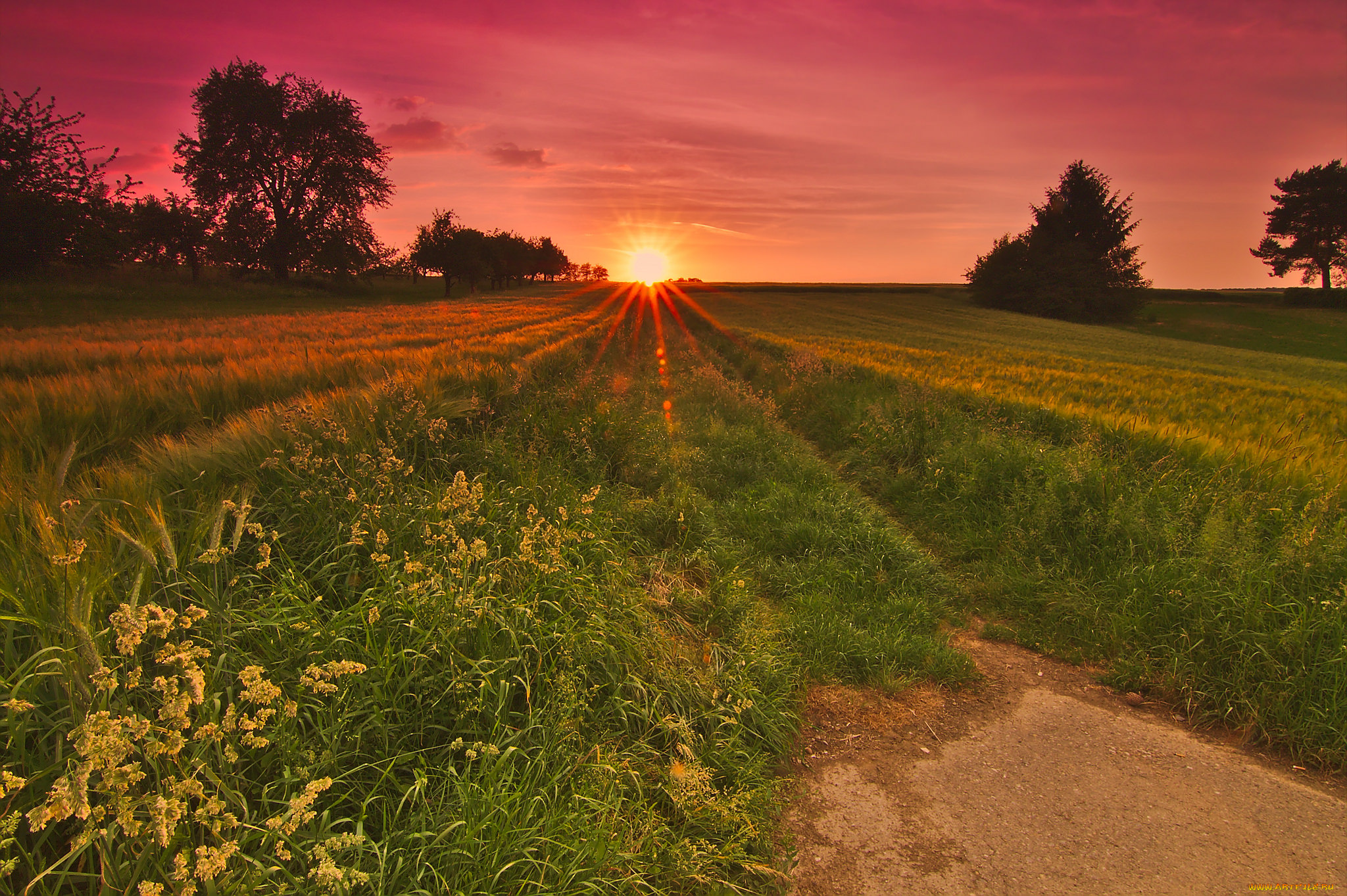 природа, восходы, закаты, рассвет