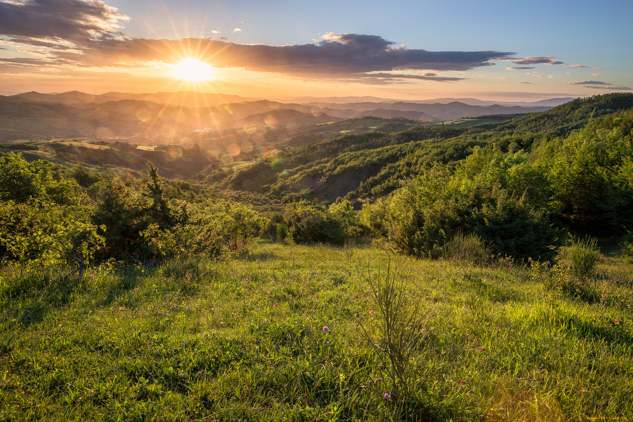 природа, восходы, закаты, рассвет