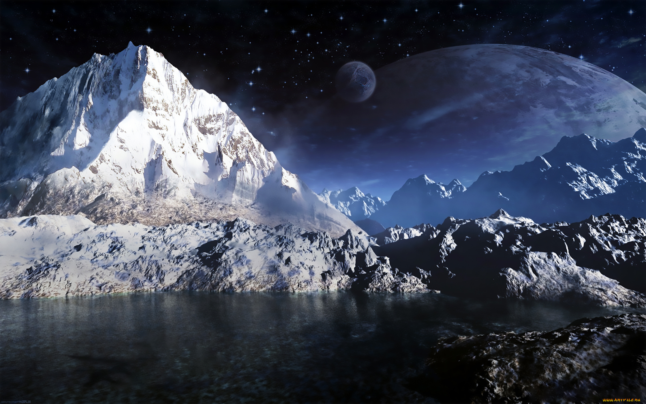 3д, графика, атмосфера, настроение, , atmosphere, , , mood, , вселенная, планеты, поверхность