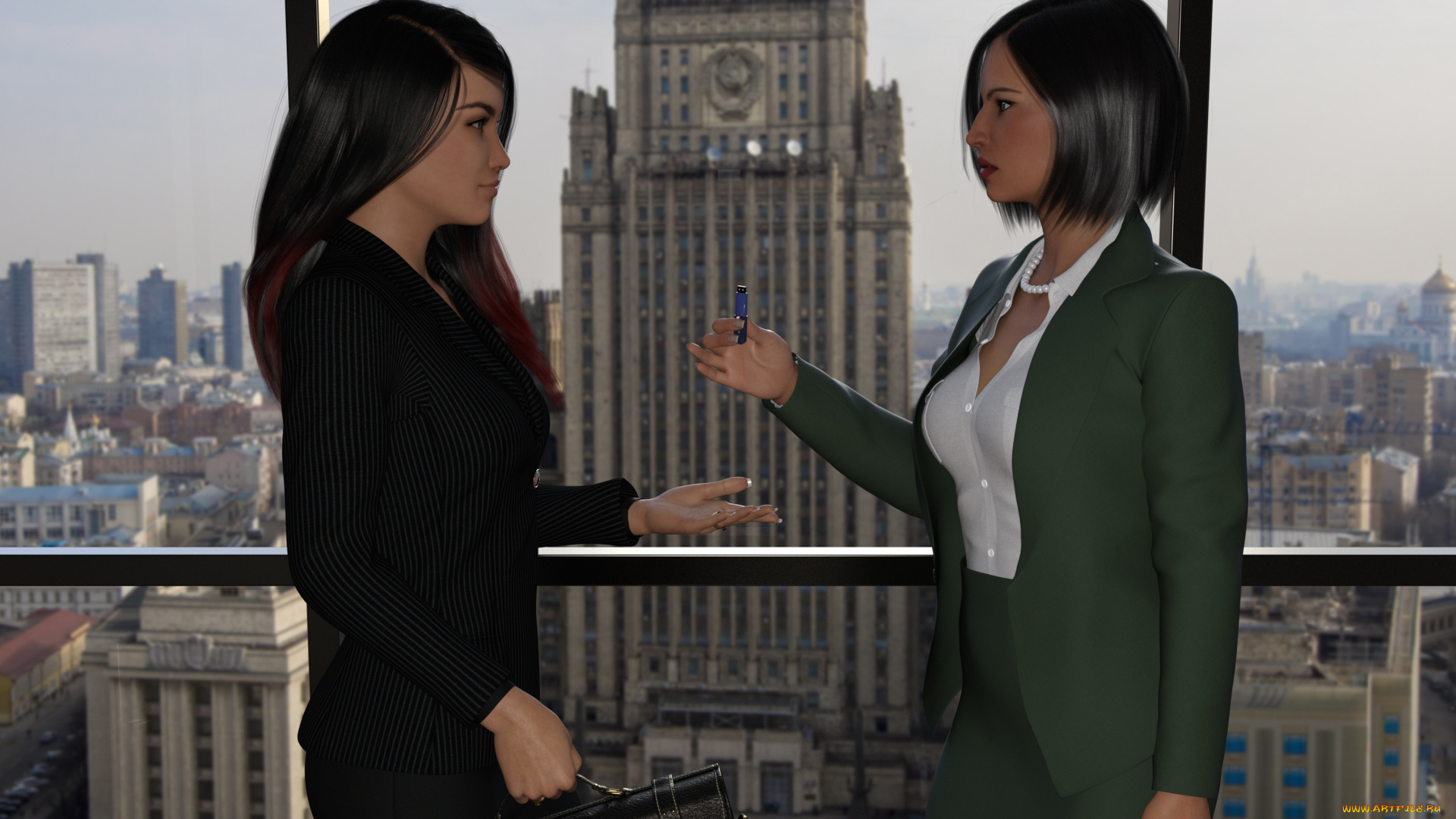 she, wolf, 3д, графика, фантазия, , fantasy, девушки, взгляд, фон