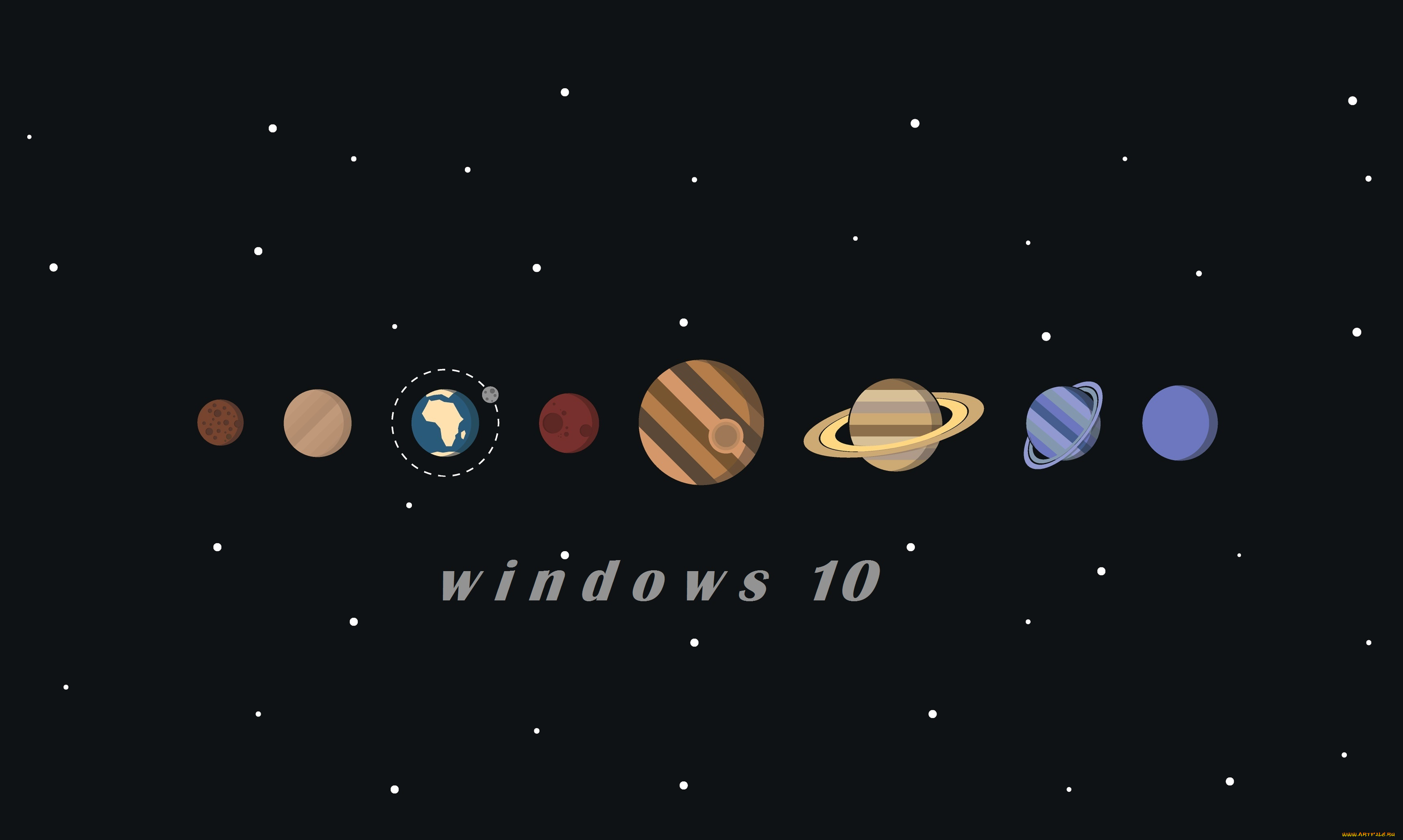 компьютеры, windows, , 10, фон, логотип