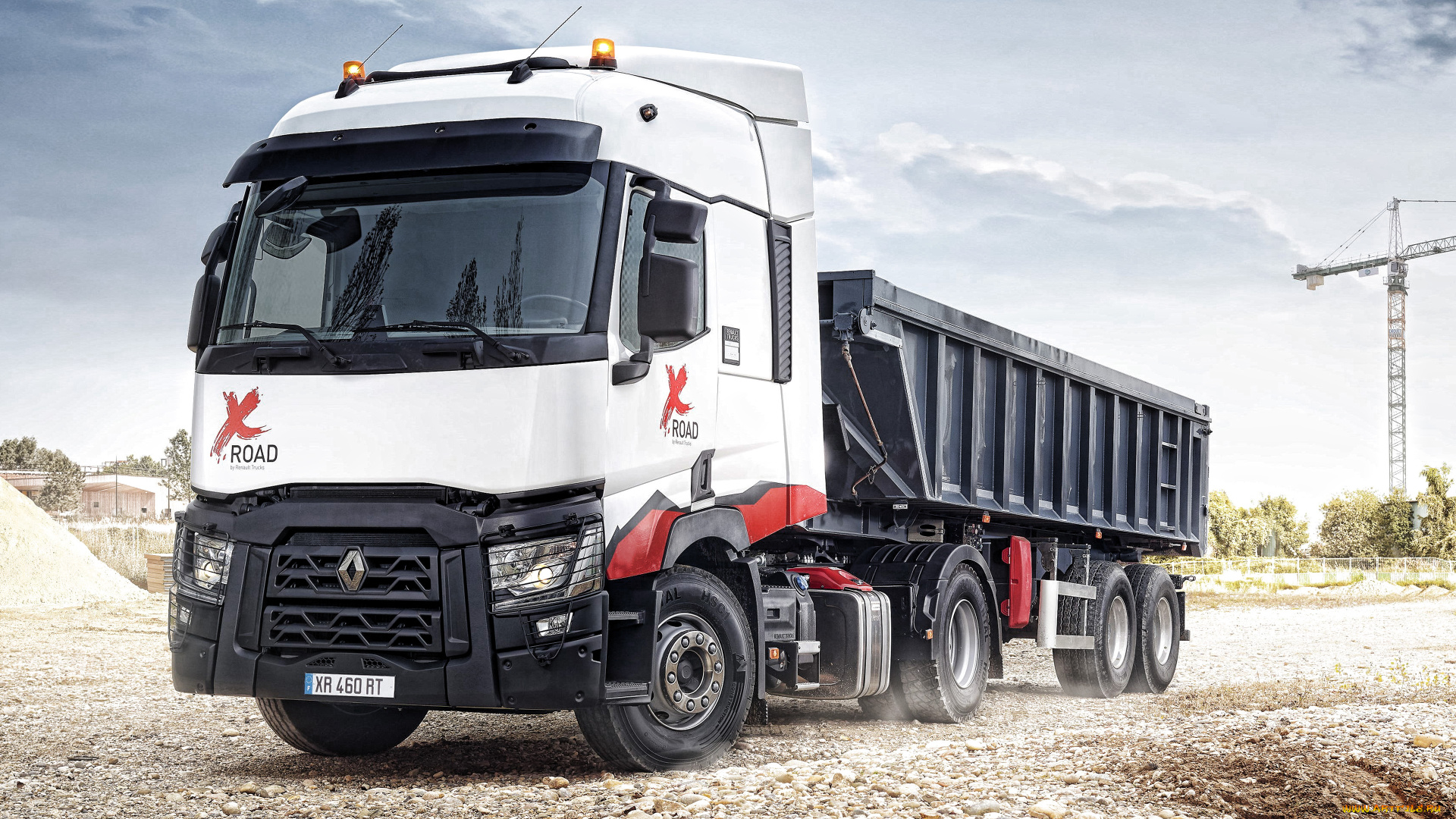 2019, renault, t, x-road, автомобили, renault, trucks, 2019, рено, самосвалы, новые, грузовики
