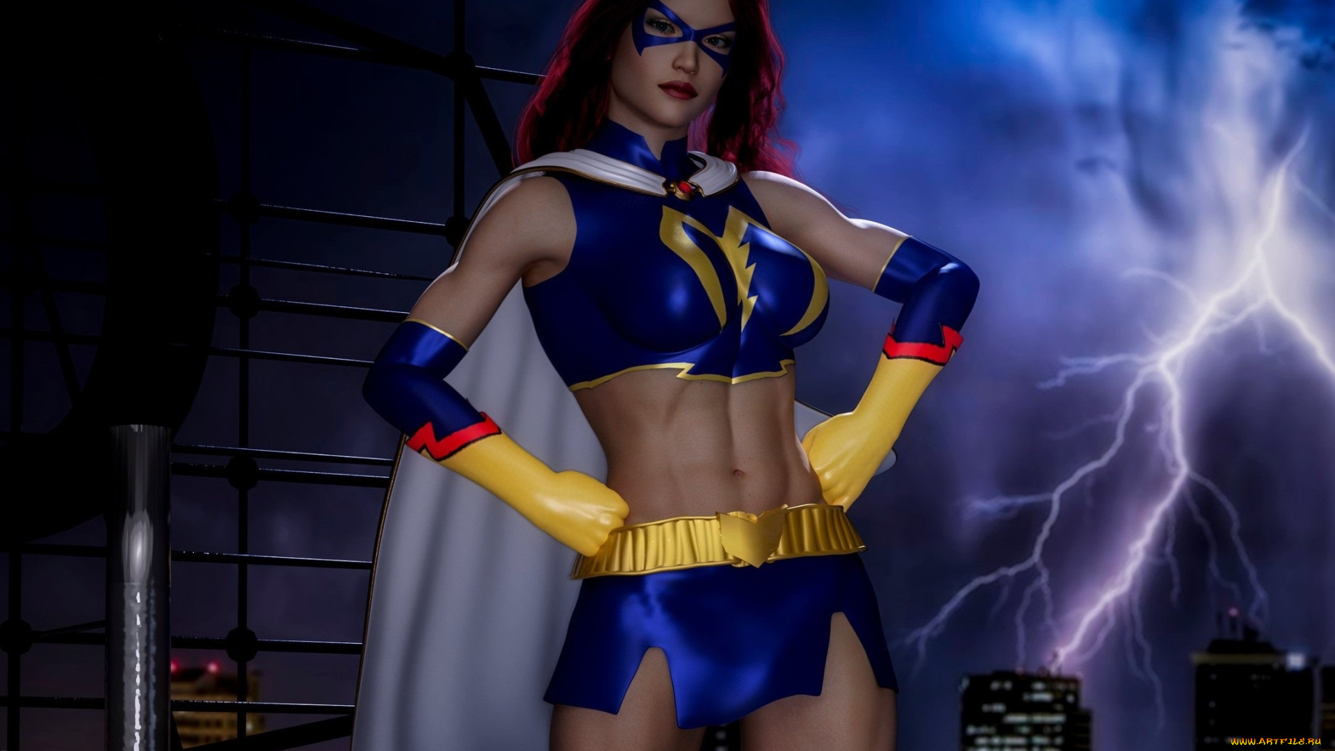 3д, графика, фантазия, , fantasy, фон, взгляд, девушка