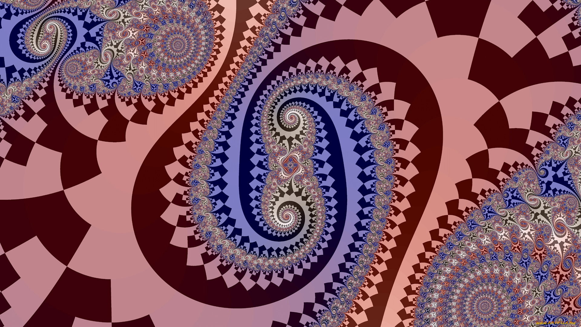 3д, графика, фракталы, , fractal, цвет, фон, узор