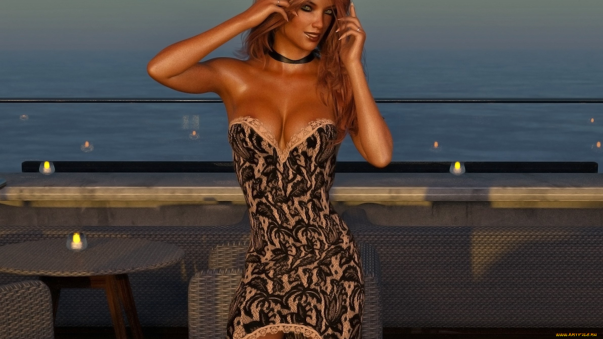 3д, графика, люди, , people, фон, взгляд, девушка