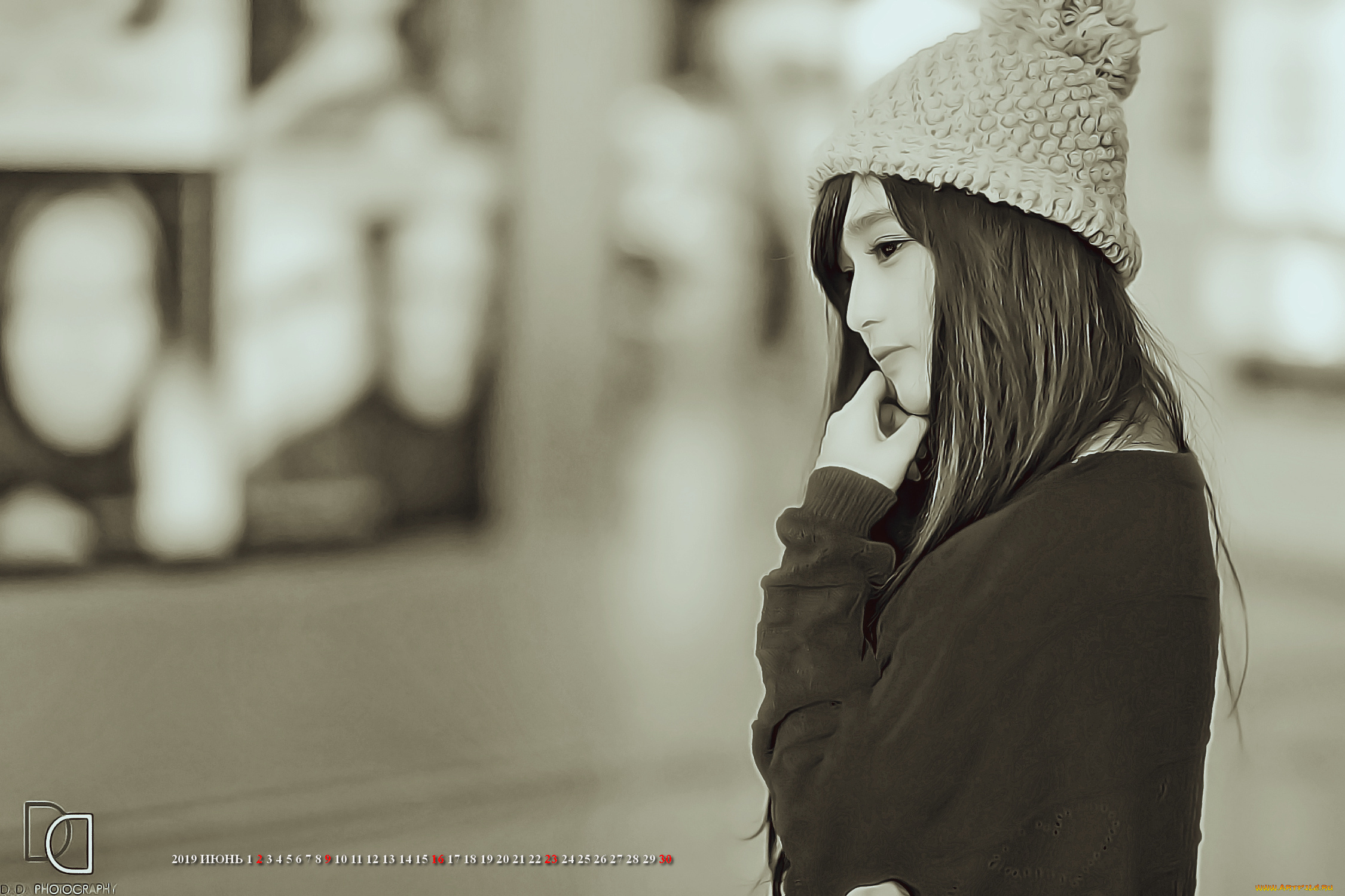 календари, компьютерный, дизайн, профиль, шапка, азиатка, девушка