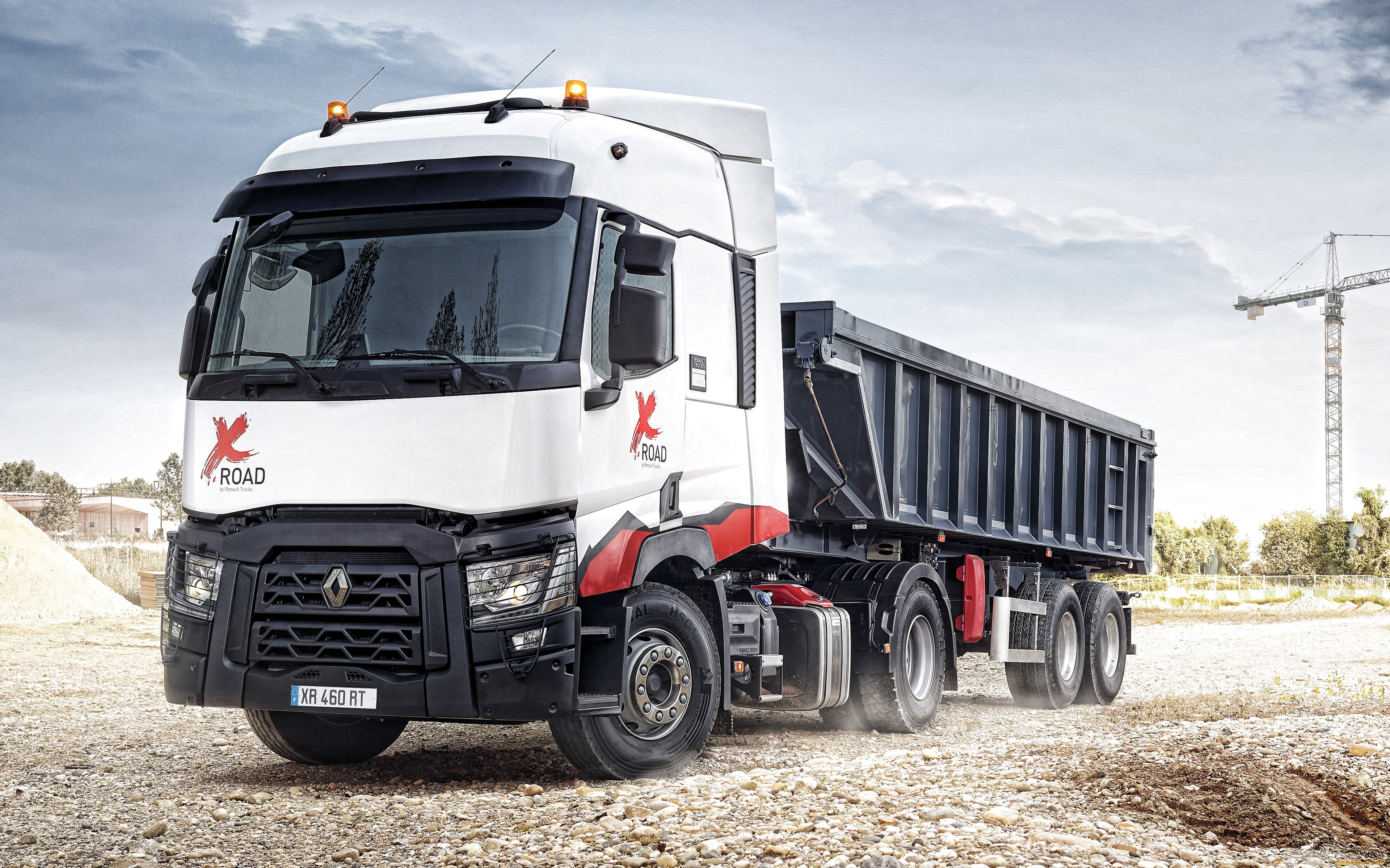 2019, renault, t, x-road, автомобили, renault, trucks, 2019, рено, самосвалы, новые, грузовики