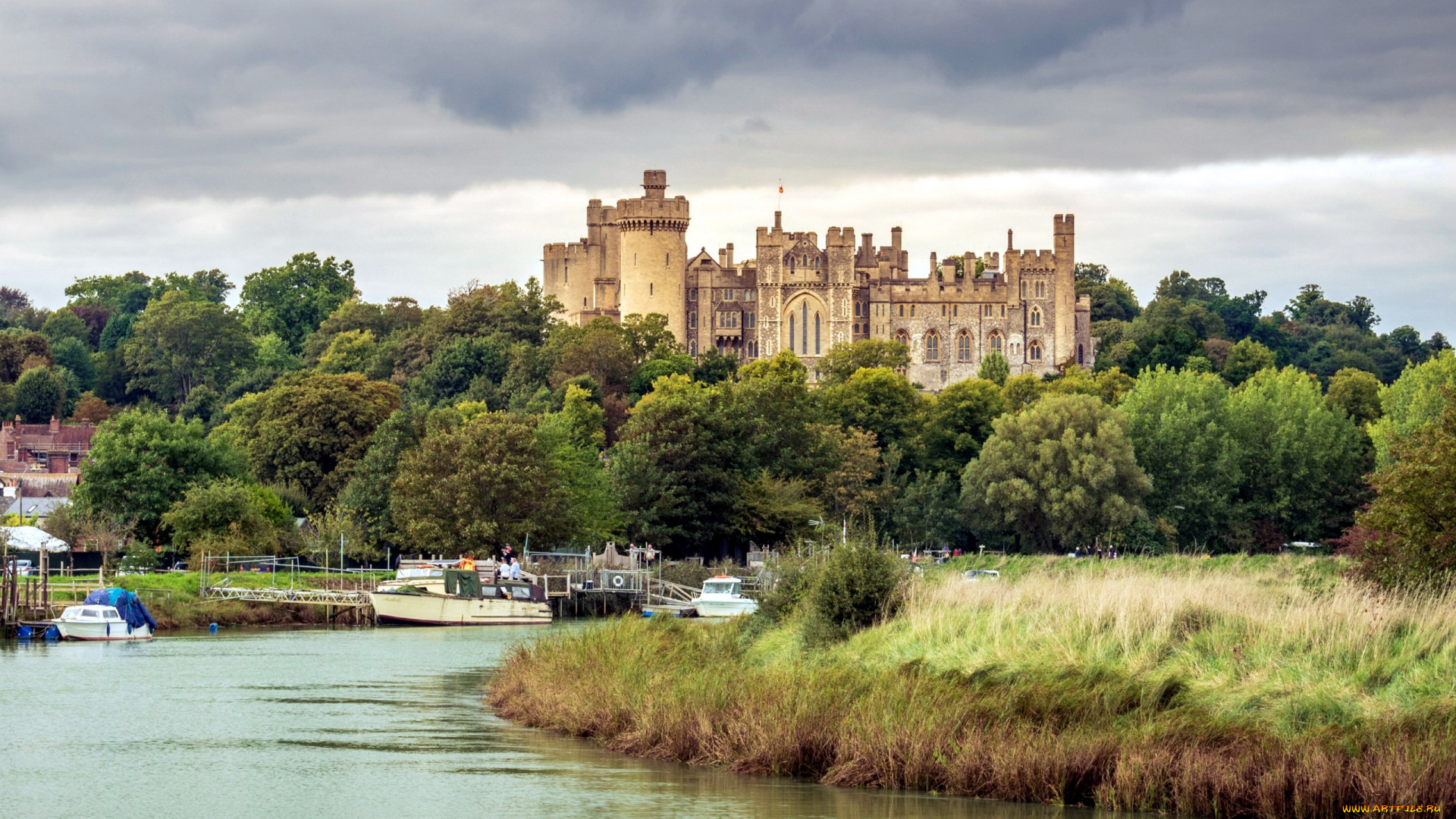 arundel, castle, города, замки, англии, arundel, castle