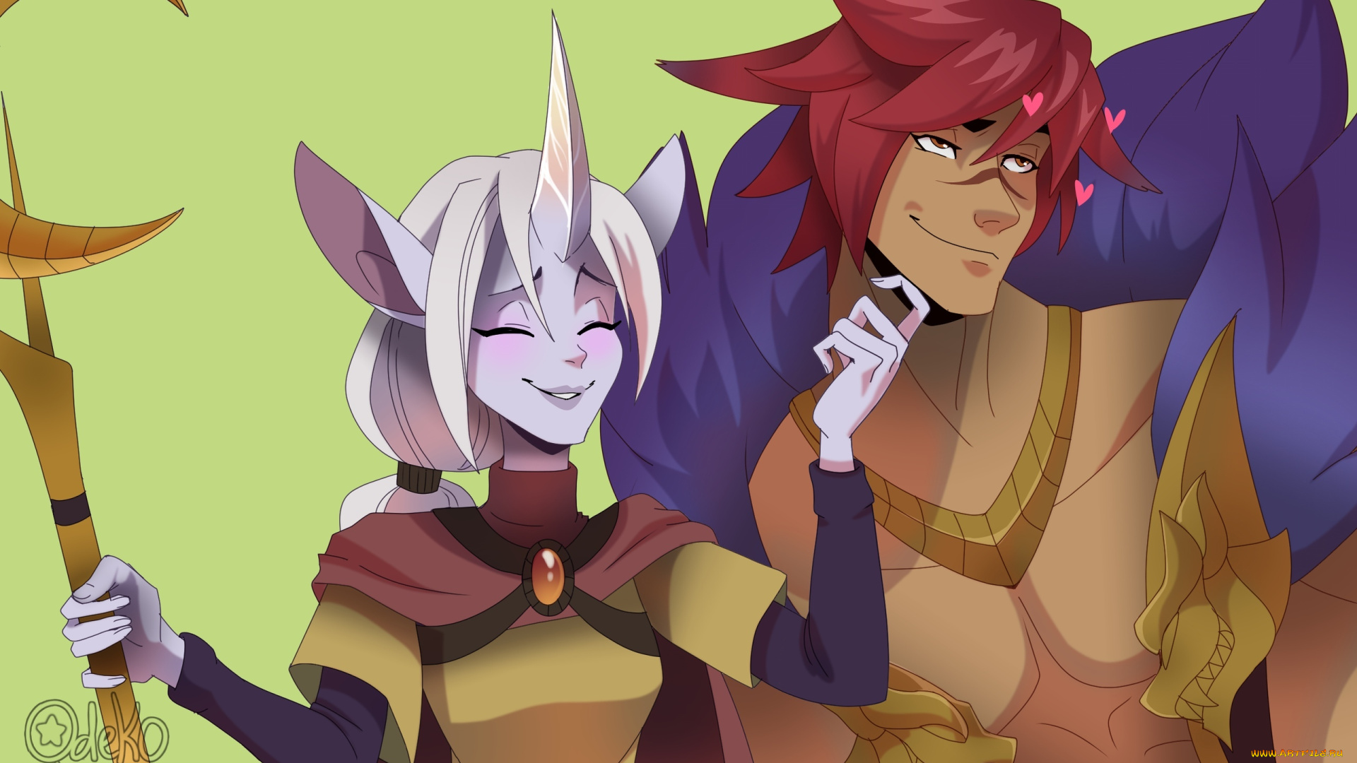 видео, игры, league, of, legends, пара, soraka, sett