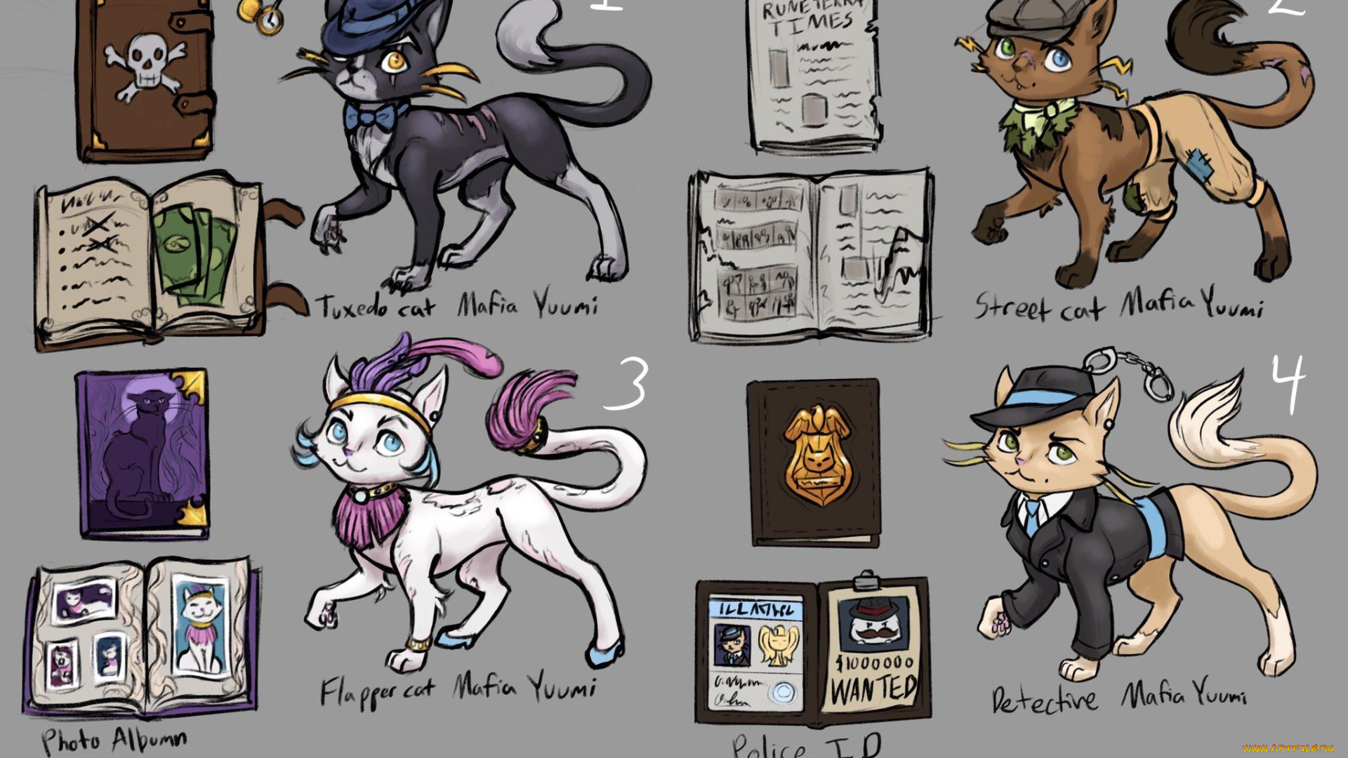 видео, игры, league, of, legends, yuumi, кошка, образы, книги