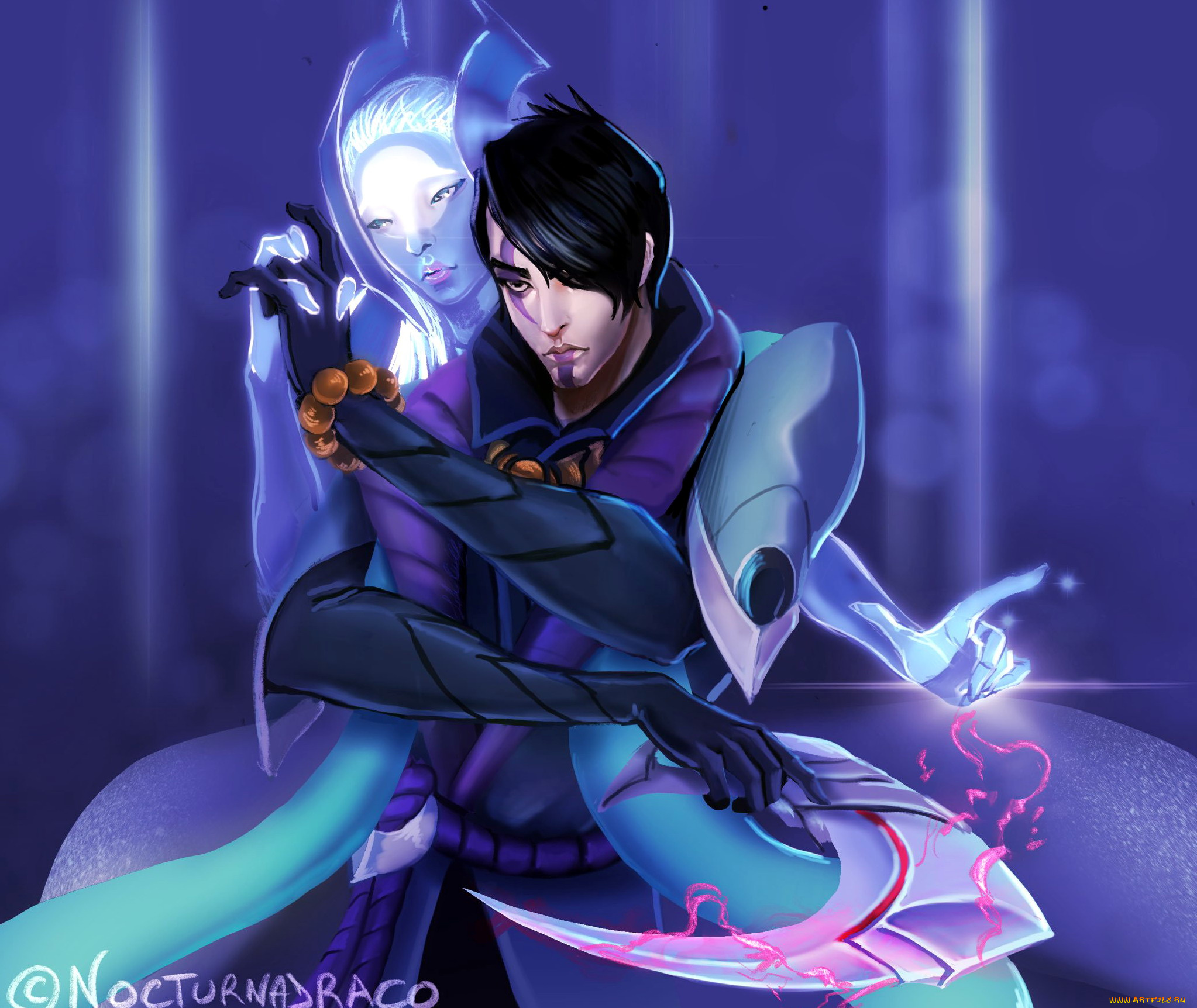 видео, игры, league, of, legends, alune, aphelios, оружие, пара