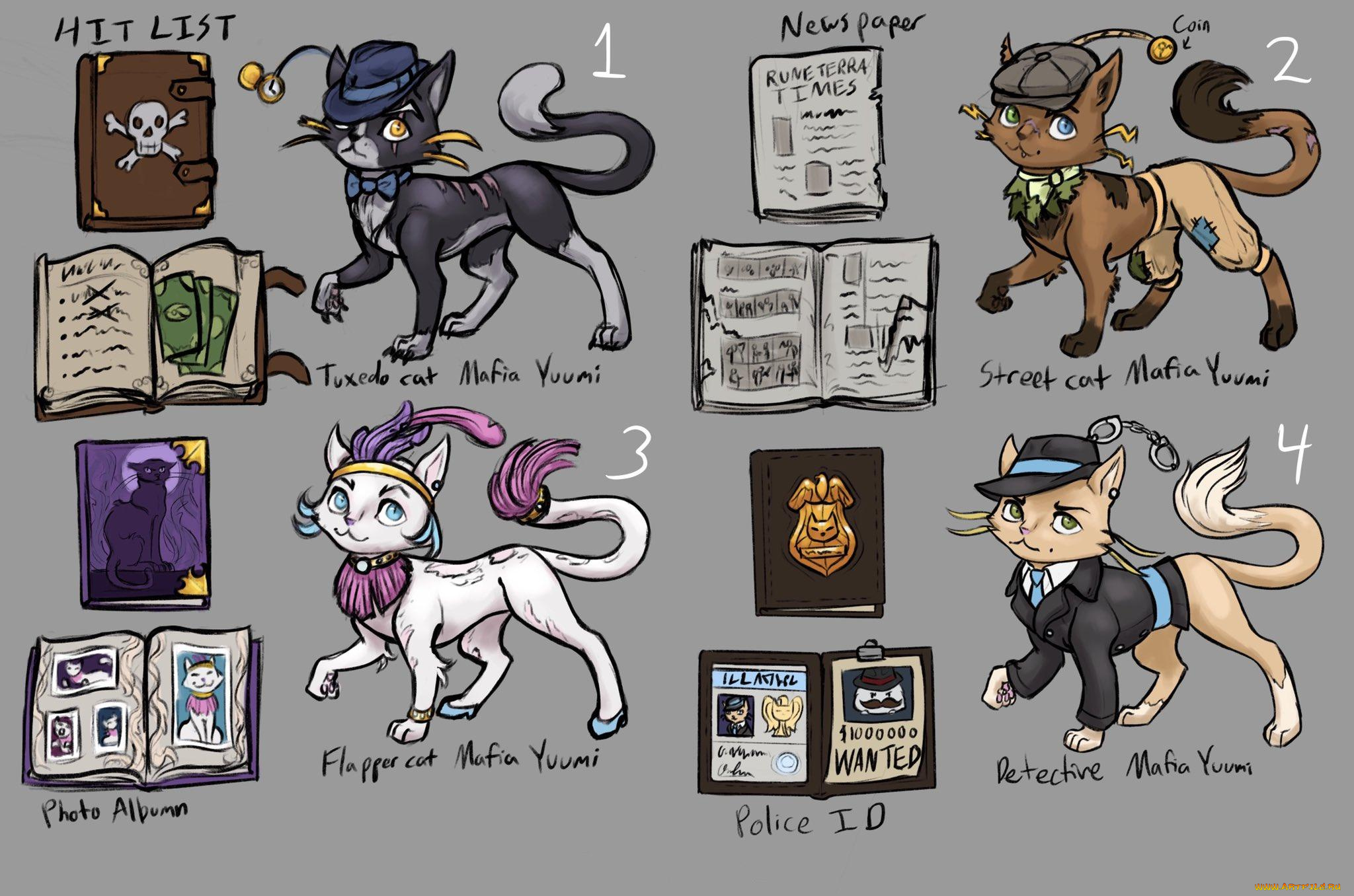 видео, игры, league, of, legends, yuumi, кошка, образы, книги