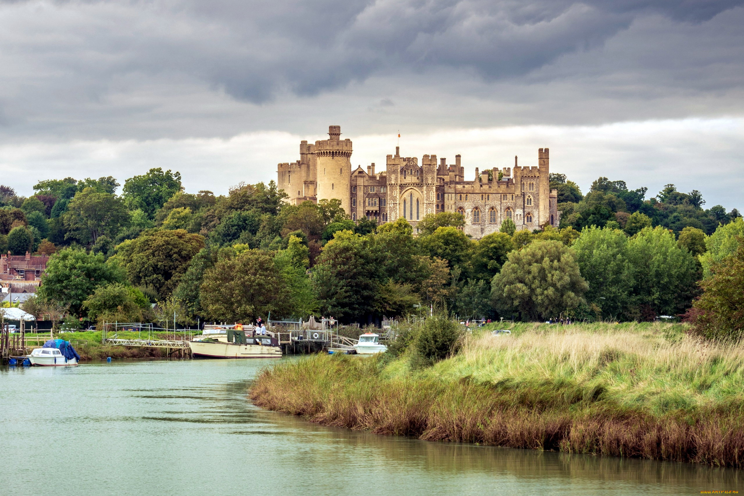 arundel, castle, города, замки, англии, arundel, castle