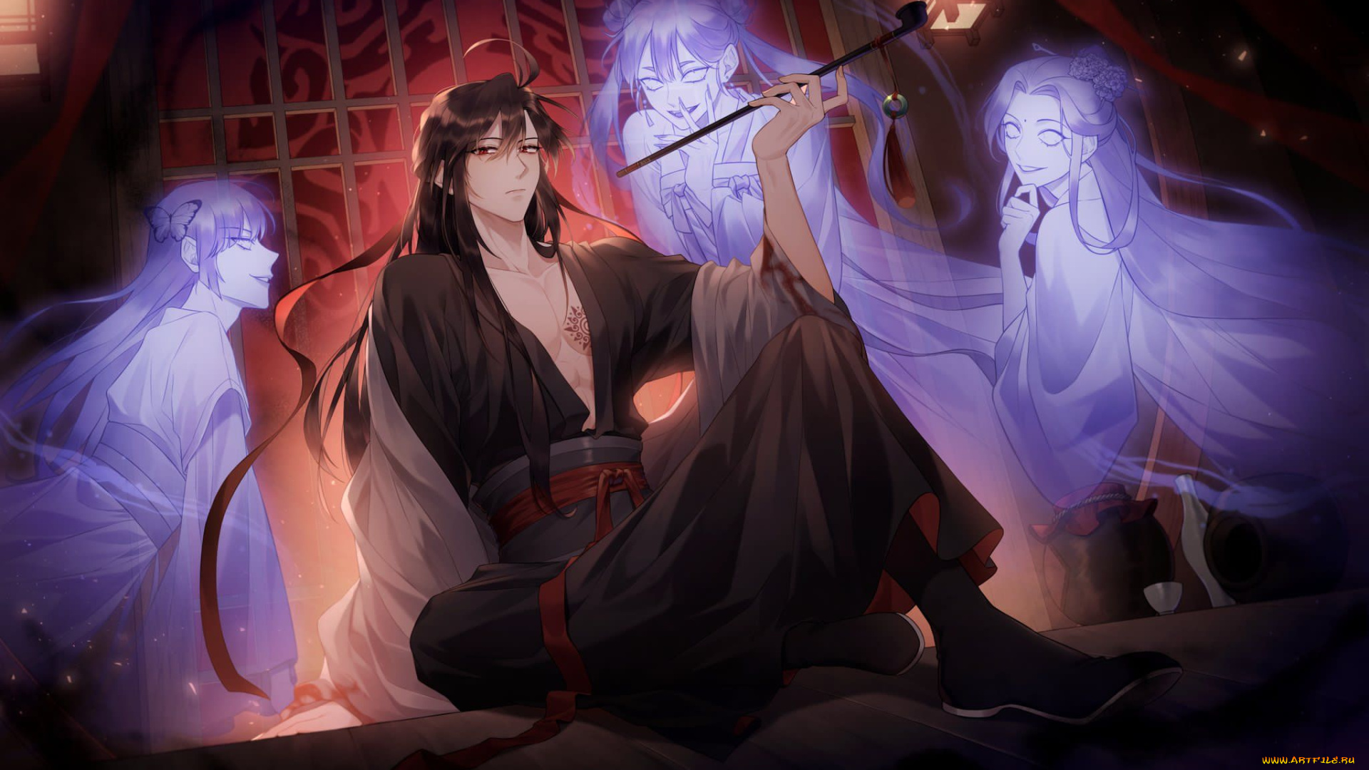 аниме, mo, dao, zu, shi, the, untamed, неукротимый, повелитель, чэньцин, мосян, тунсю, mo, dao, zu, shi, магистр, дьявольского, культа