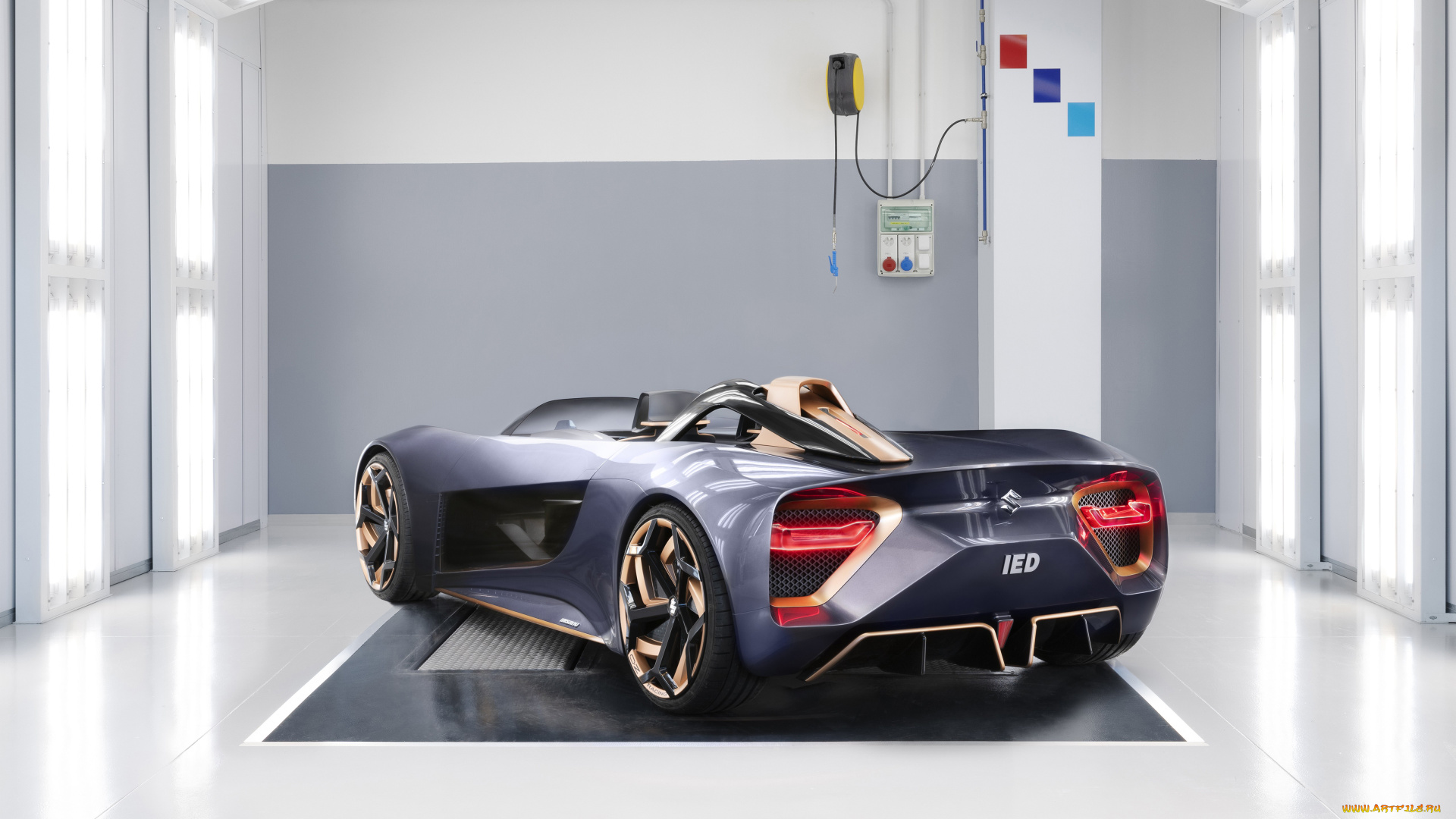 автомобили, suzuki, misano, 2021, суперкар, вид, сзади