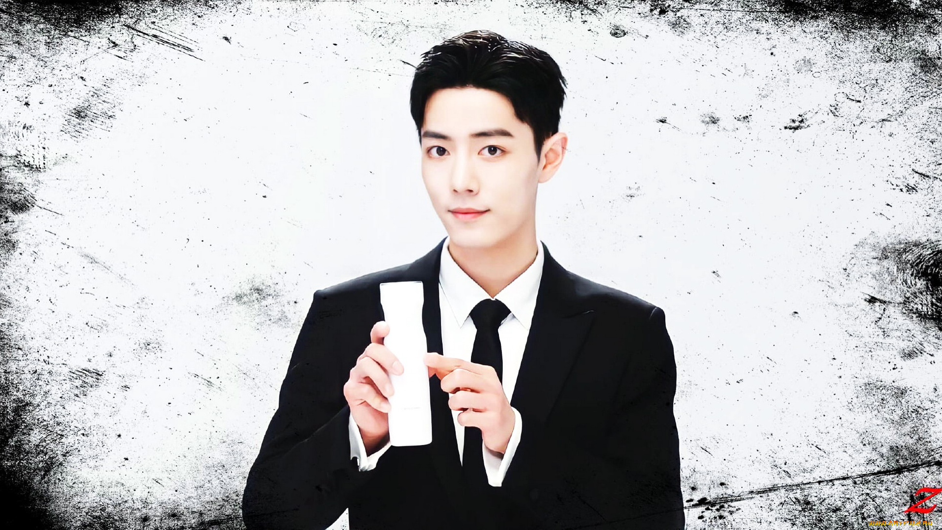 мужчины, xiao, zhan, актер, костюм, флакон