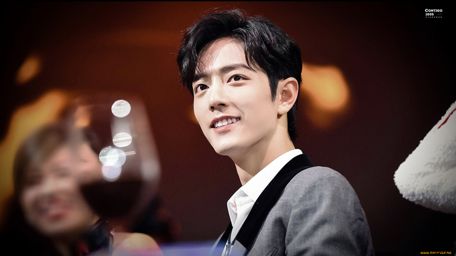 мужчины, xiao, zhan, актер, лицо, люди