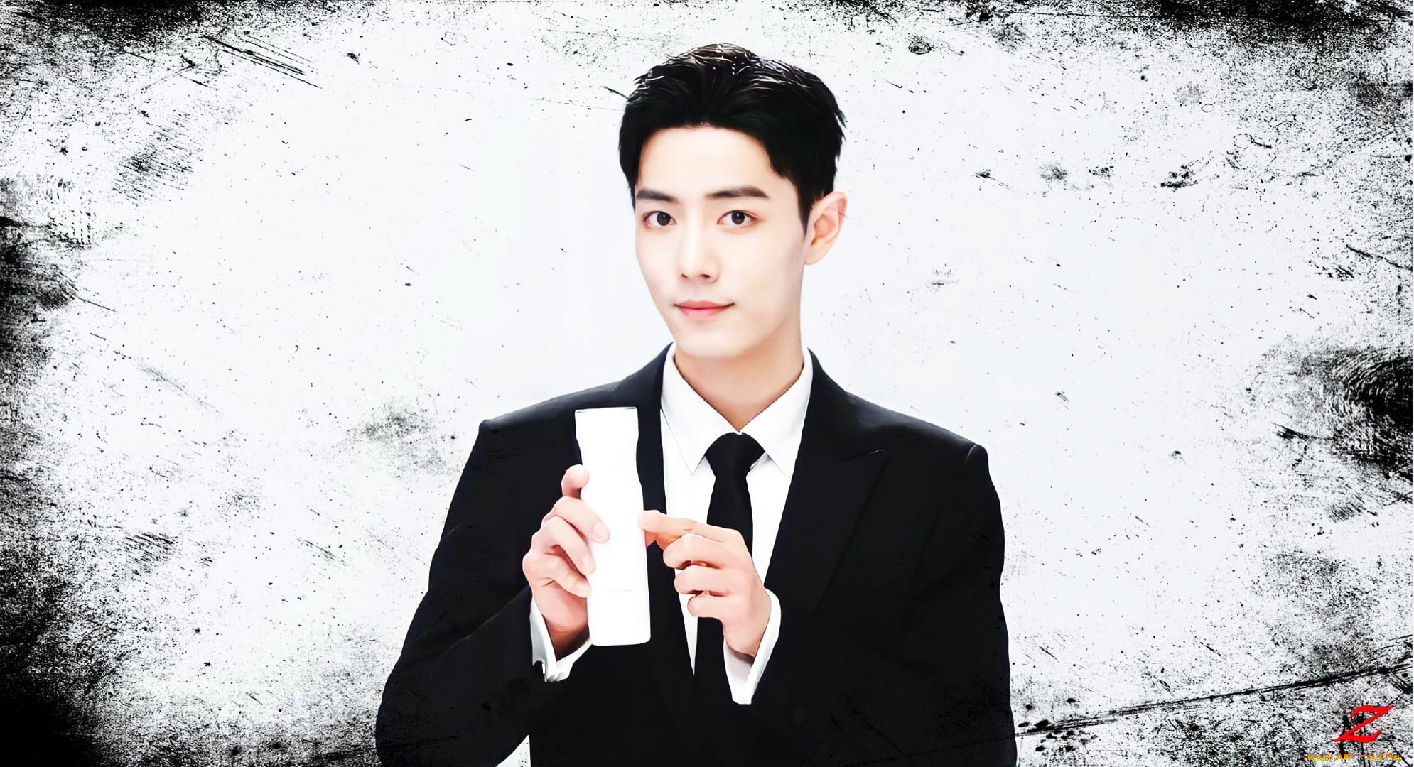 мужчины, xiao, zhan, актер, костюм, флакон