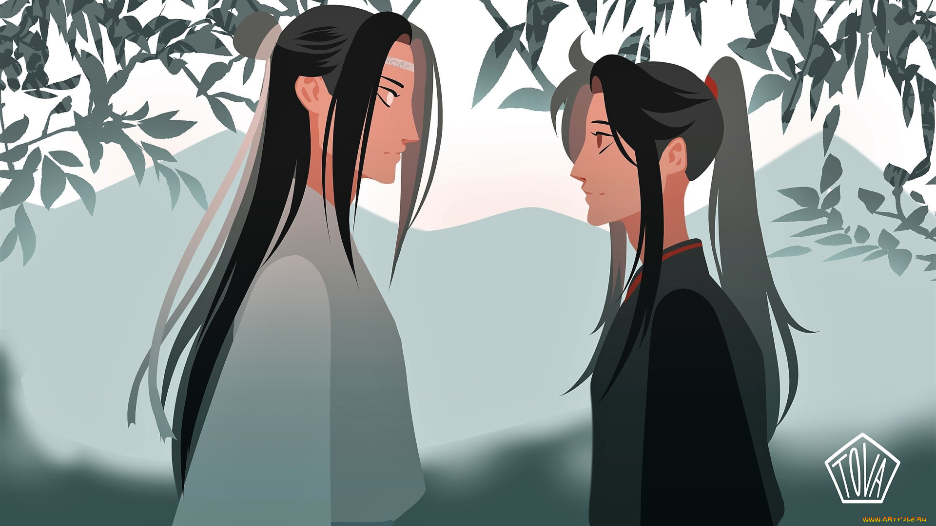 аниме, mo, dao, zu, shi, вэй, усянь, лань, ванцзы