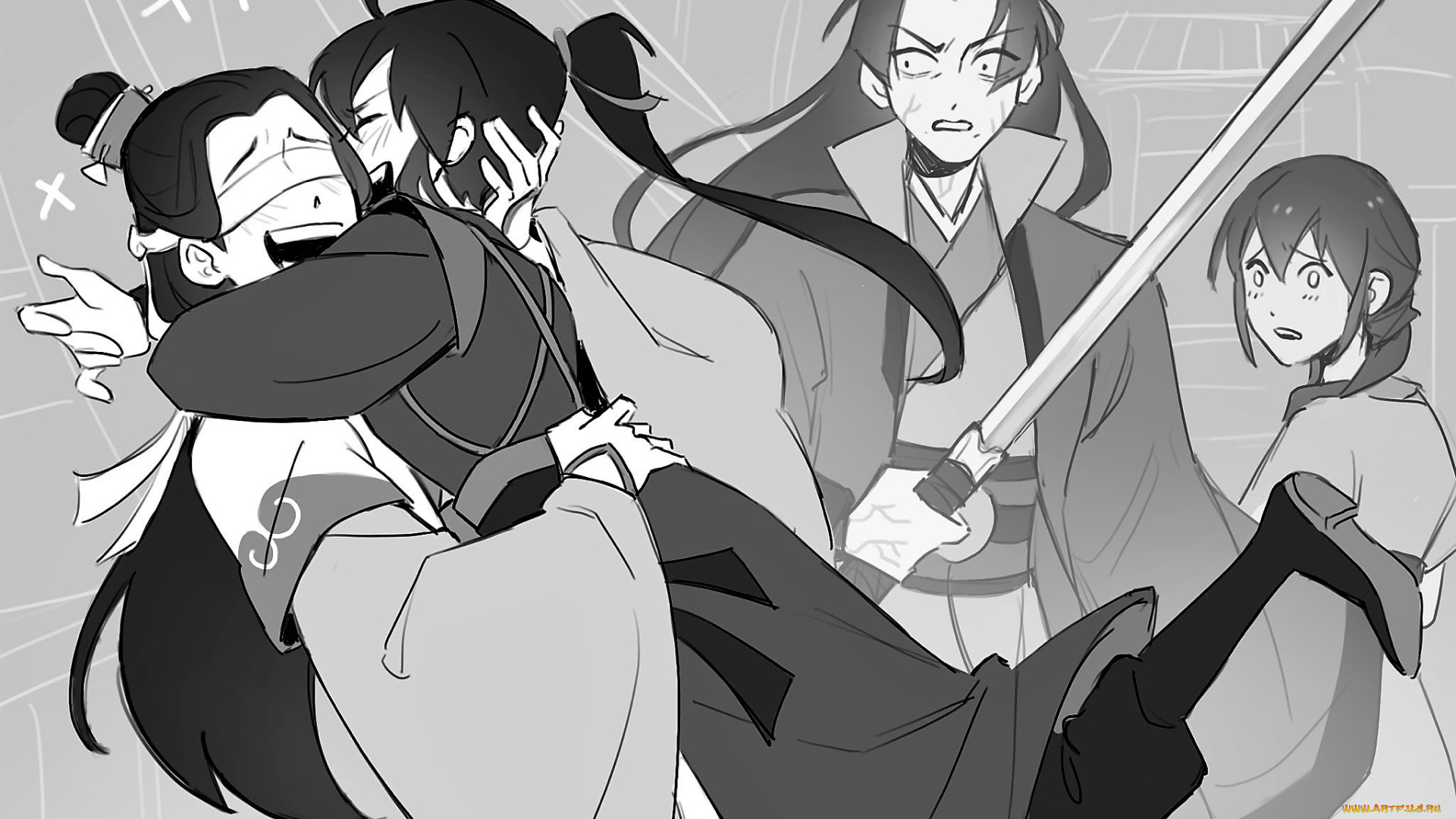 сюэ, ян, и, сяо, синчень, аниме, mo, dao, zu, shi, сяо, синчень, сун, лань, сюэ, ян, а-цин