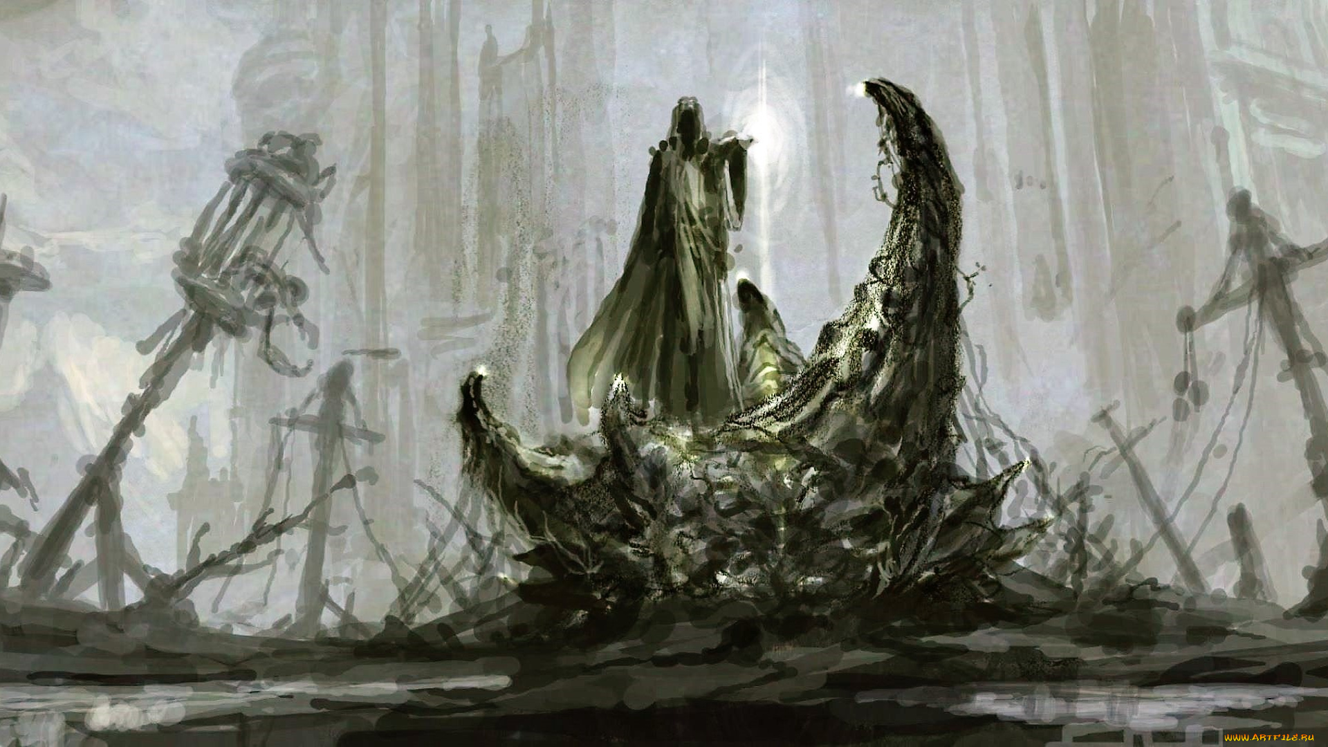 видео, игры, age, of, conan, , hyborian, adventures, маги, храм, остовы