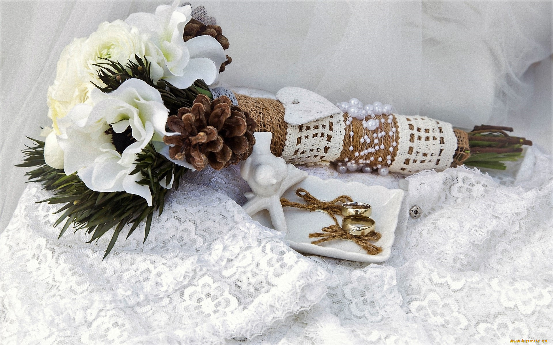 разное, украшения, , аксессуары, , веера, букет, шишки, кольца